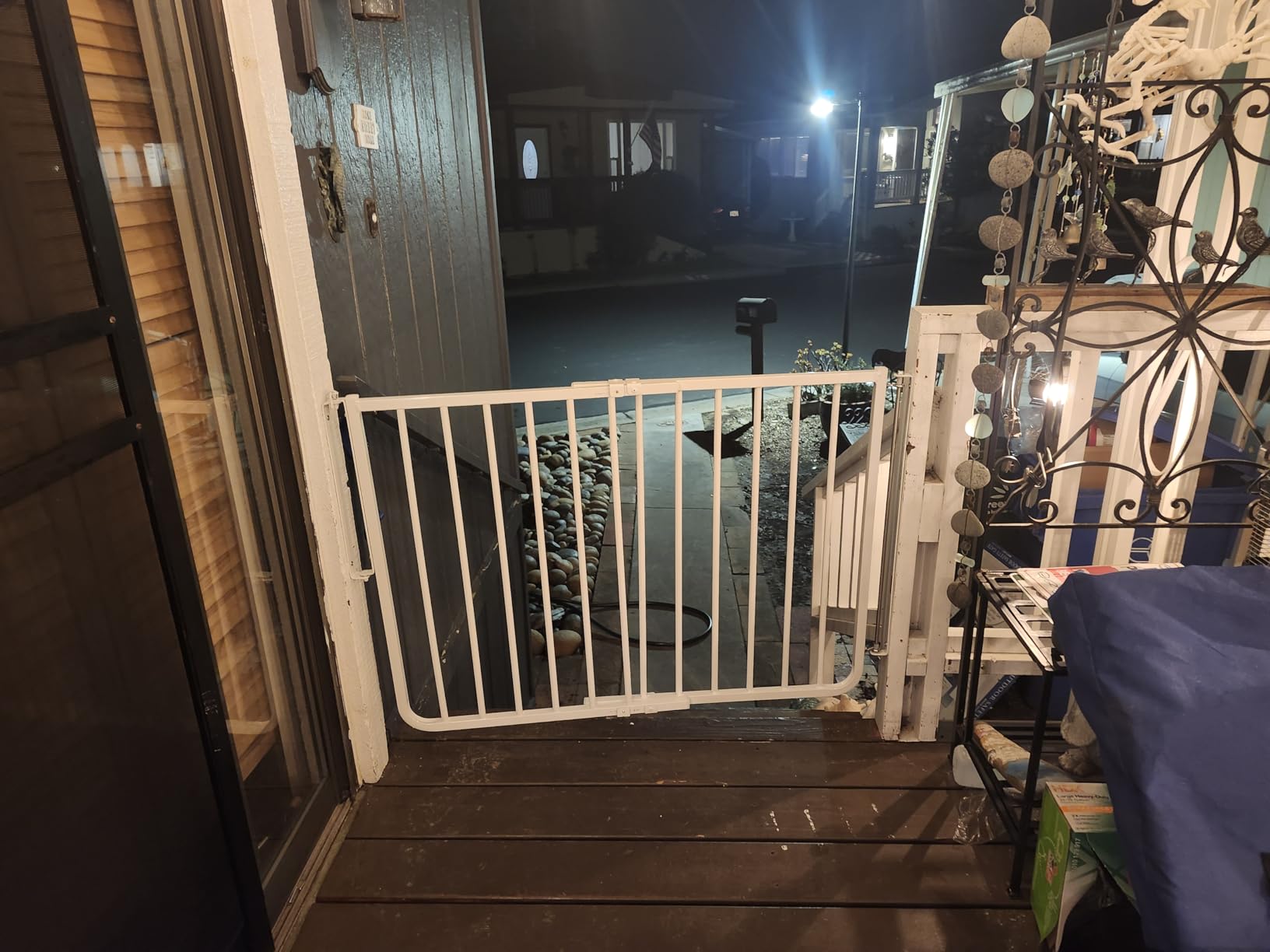 Cardinal Gates SS30OD Outdoor Baby Gate for Top of Stairs-Adjustable Outdoor Dog Gate-Aluminum Safety Gate for Kids & Pets-Can be Installed at Angles - 27 to 42.5 Inches Wide-Brown USA Based Company customer photo 2