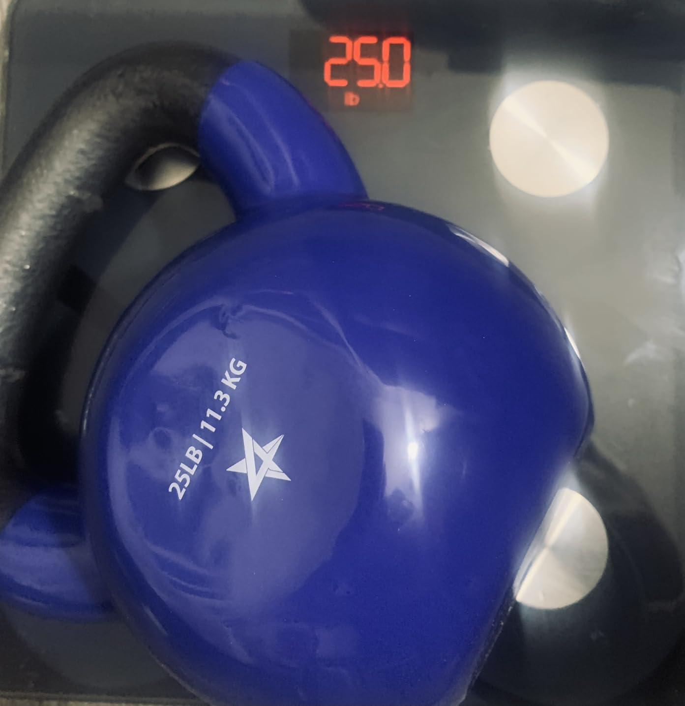 Yes4All Kettlebell, 5-100 LB Vinyl Coated Cast Iron Strength Training Kettlebells for Home Gym Exercises customer photo 2
