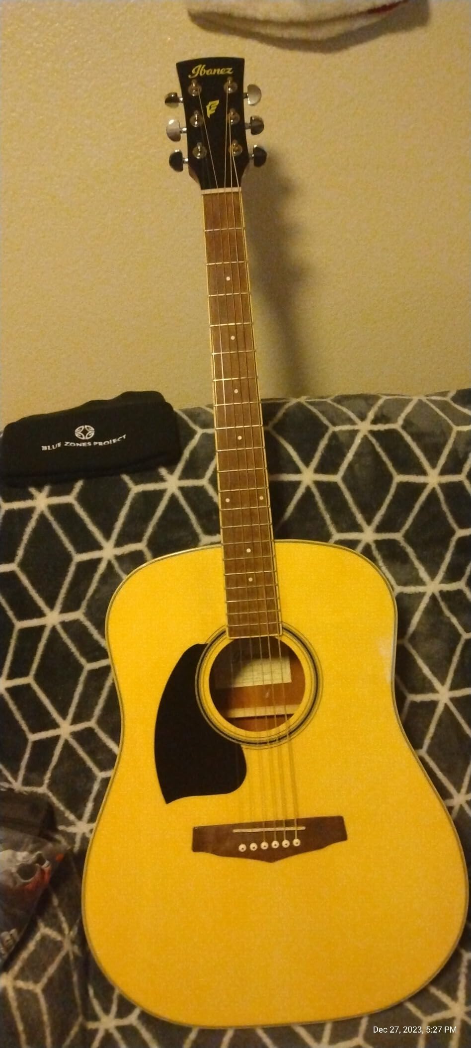 Ibanez PF15 Performance Left-Handed Acoustic Guitar, Natural High Gloss customer photo 1