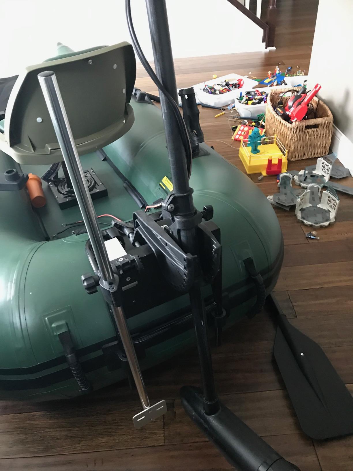 Sea Eagle 285 Frameless Inflatable 9' Pontoon Fishing Boat - 1 Person - Lightweight, Portable - Perfect for Hunting & Fishing - Sets up in 5 Minutes customer photo 1