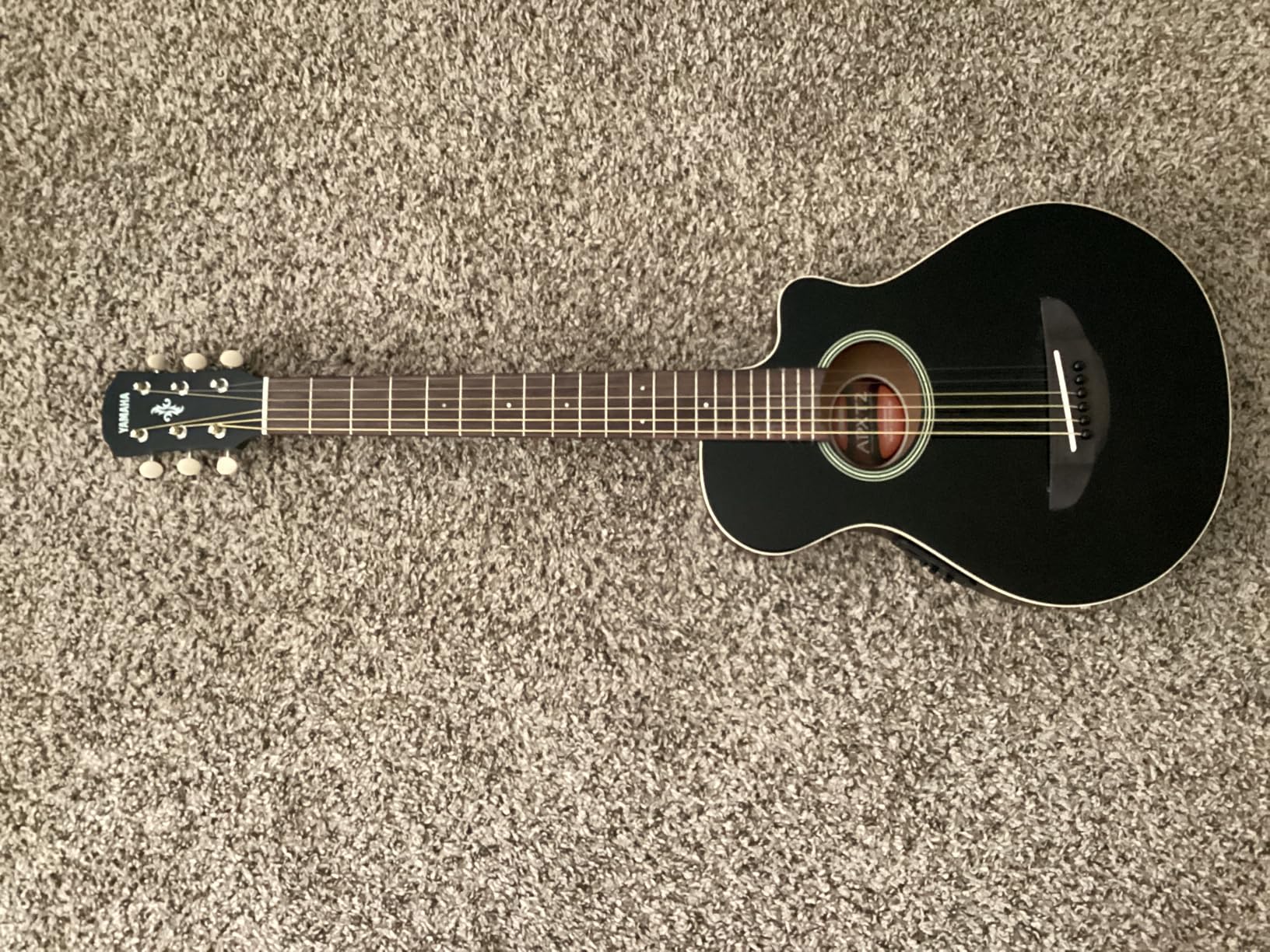 Yamaha APXT2 3/4-Size Acoustic-Electric Guitar - Black customer photo 1