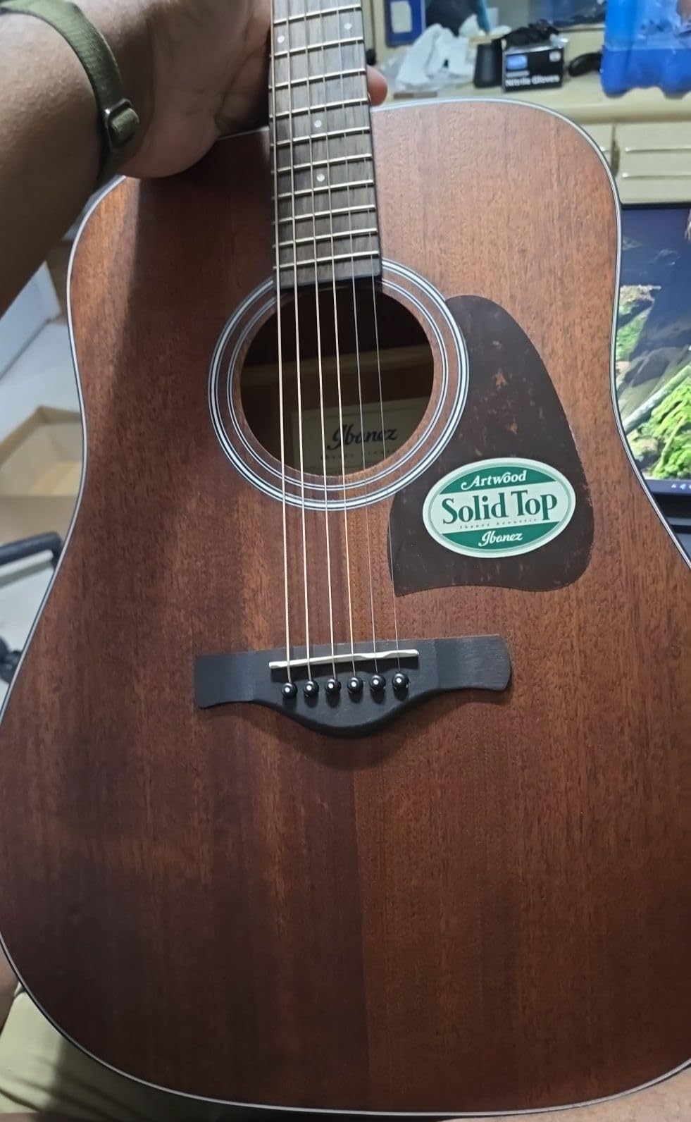 Ibanez AW54 - Open Pore Natural customer photo 1