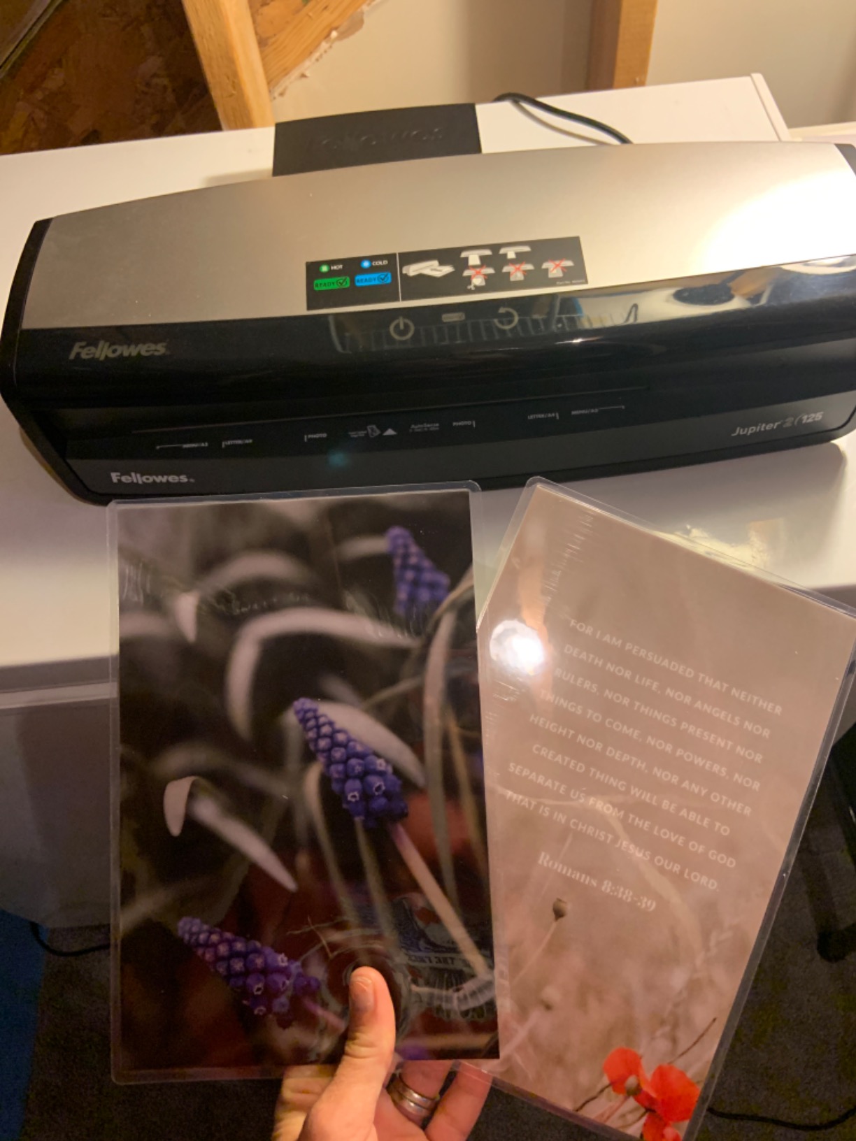 Fellowes Jupiter 2 125 Laminator with 10 Pouches, 12.5 Inch (5734101) customer photo 1