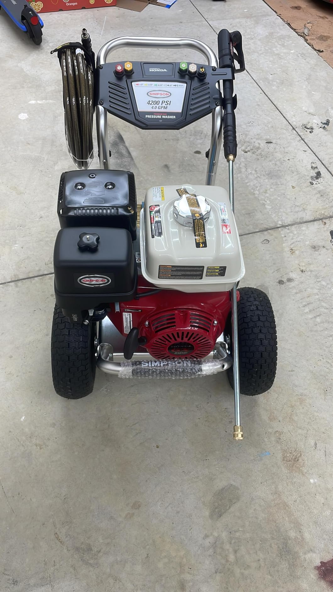 Simpson Cleaning ALH4240 4200 PSI Commercial Gas Pressure Washer customer photo 2
