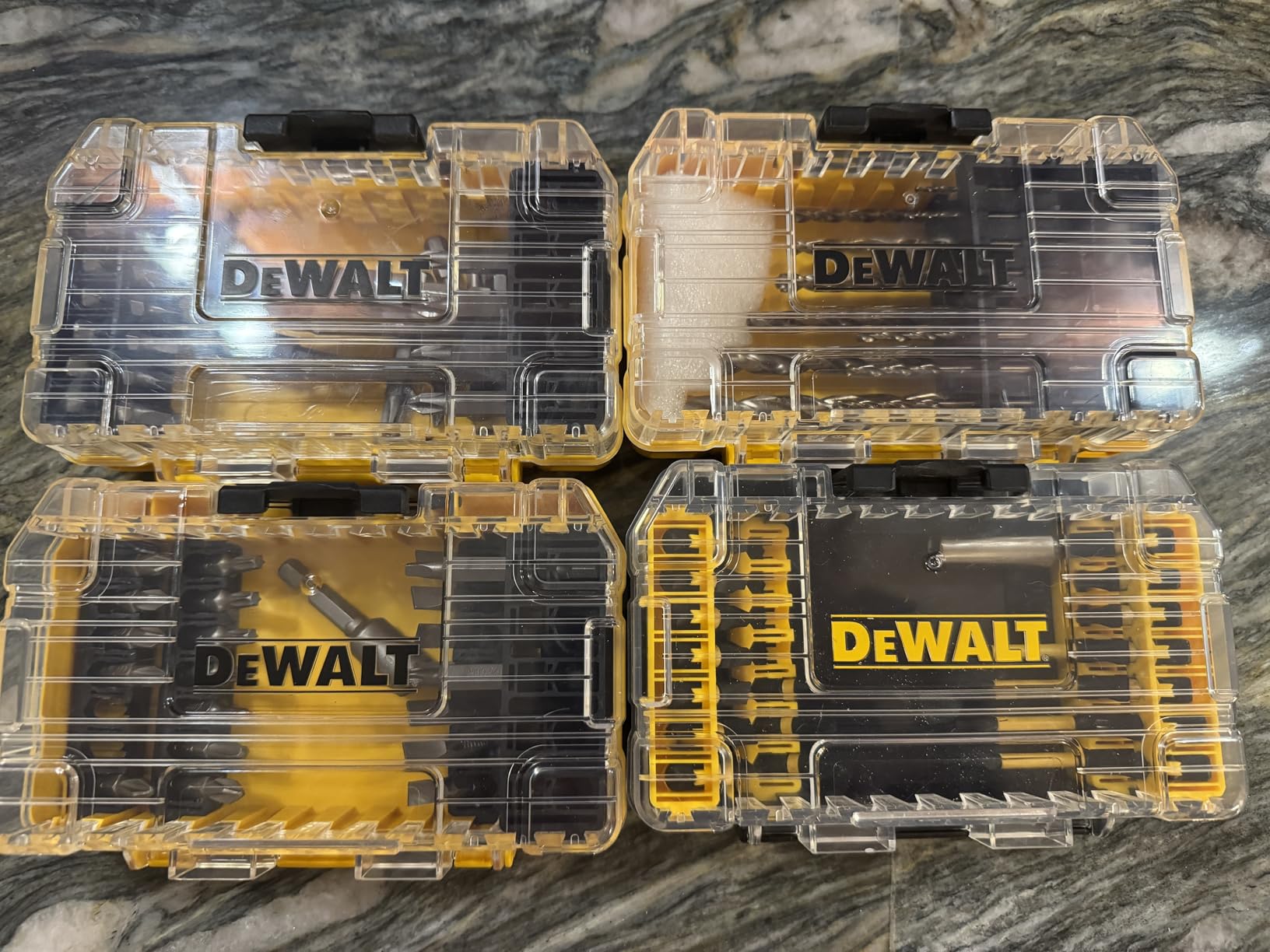 DEWALT Screwdriver Bit Set, 100 Pc Impact Driver Bit Set with Drill Bits, Magnetic Holder and Nut Drivers, FlexTorq Impact Ready, ToughCase Included (DWA2FTS100) customer photo 1