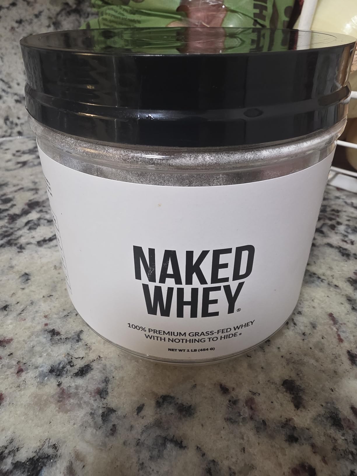 NAKED Whey 2LB 100% Grass Fed Whey Protein Powder - Only 1 Ingredient, Unflavored Whey Protein, NSF Certified, Undenatured, Gluten Free, Soy Free, No GMOs, No Preservatives customer photo 2