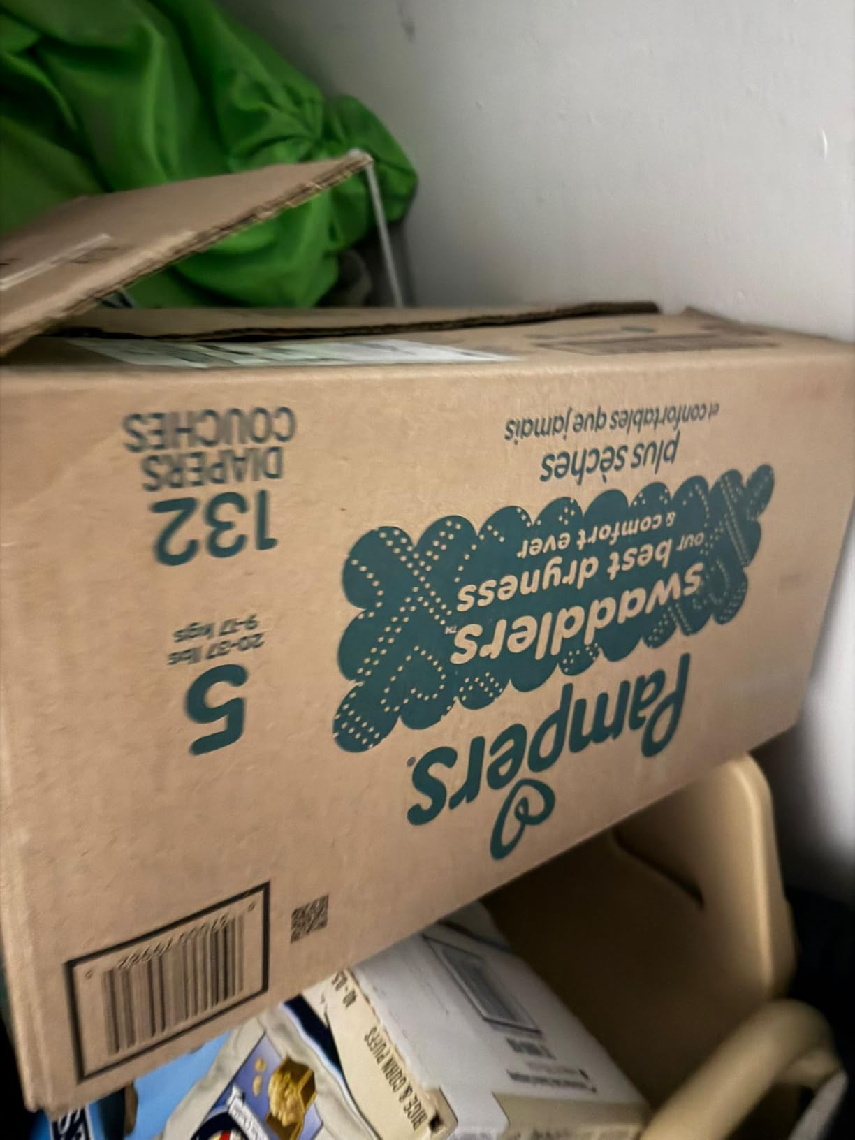 Pampers Swaddlers Diapers, Size 3 (13-26 lbs), 136 Count, Hypoallergenic Disposable Baby Diaper customer photo 2