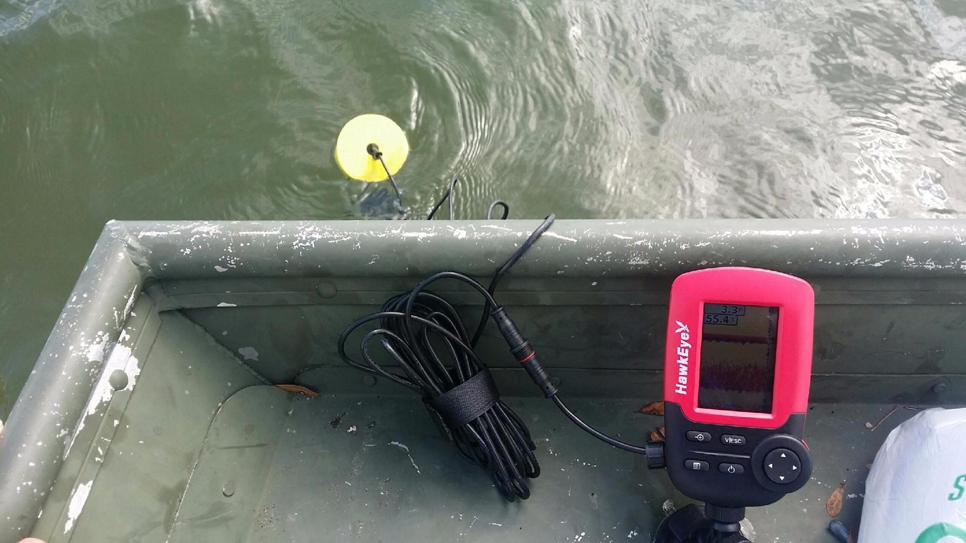 Fishtrax 1C Fish Finder with HD Color Virtuview Display, Black/Red, 2