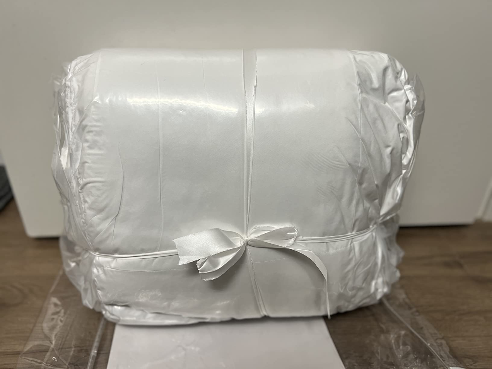 Down Alternative Comforter King Size - Fluffy Duvet Insert - Premium Plush All Season - Luxury Breathable Hotel Cooling Comforter - King, White, 104x86 inches - Comes Compressed Packaging customer photo 2