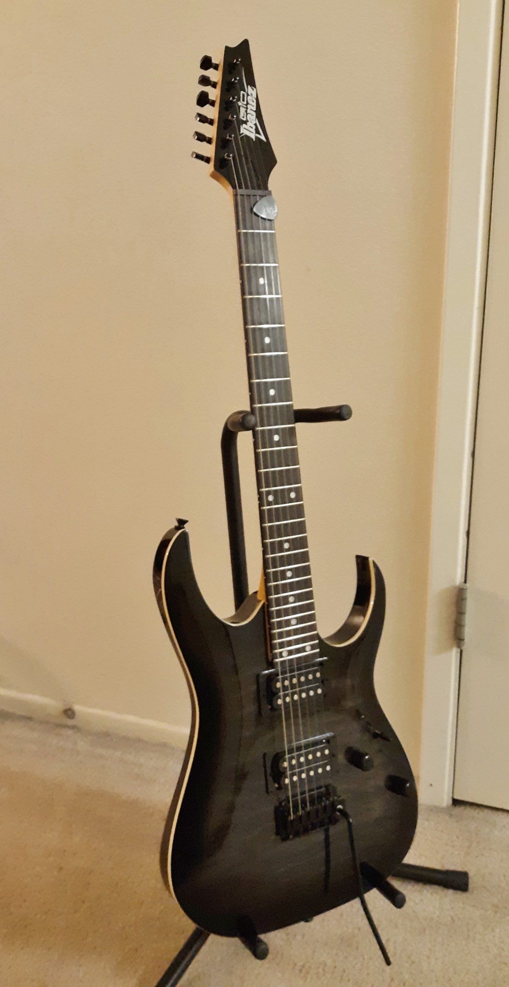 Ibanez GRGA 6-String Solid-Body Electric Guitar - Black Night customer photo 2