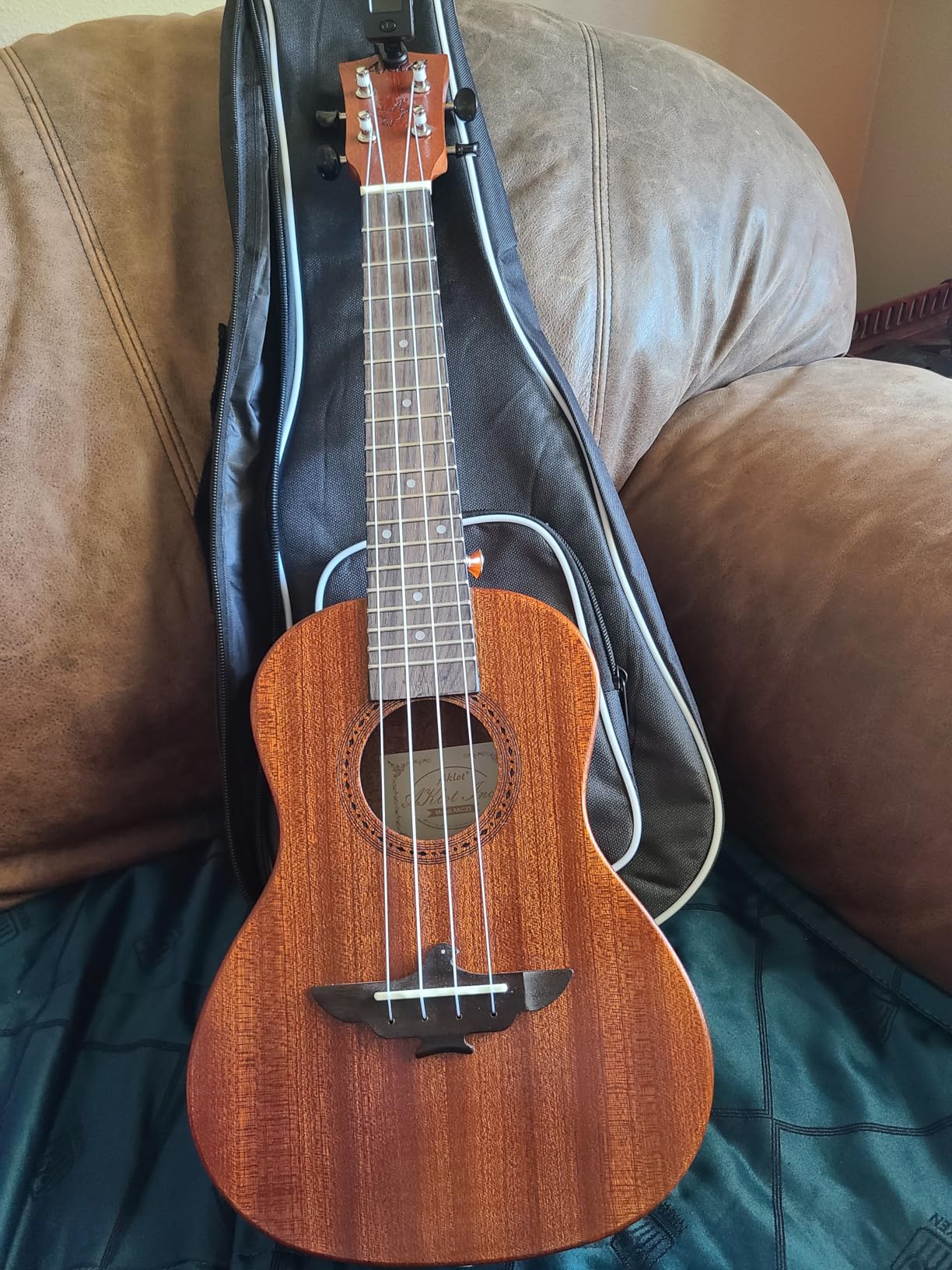 Ukulele, AKLOT Concert Ukelele Solid Mahogany 23 inch for Professional Beginners Adults Kit with Free Online Lesson and Uke Accessories customer photo 1