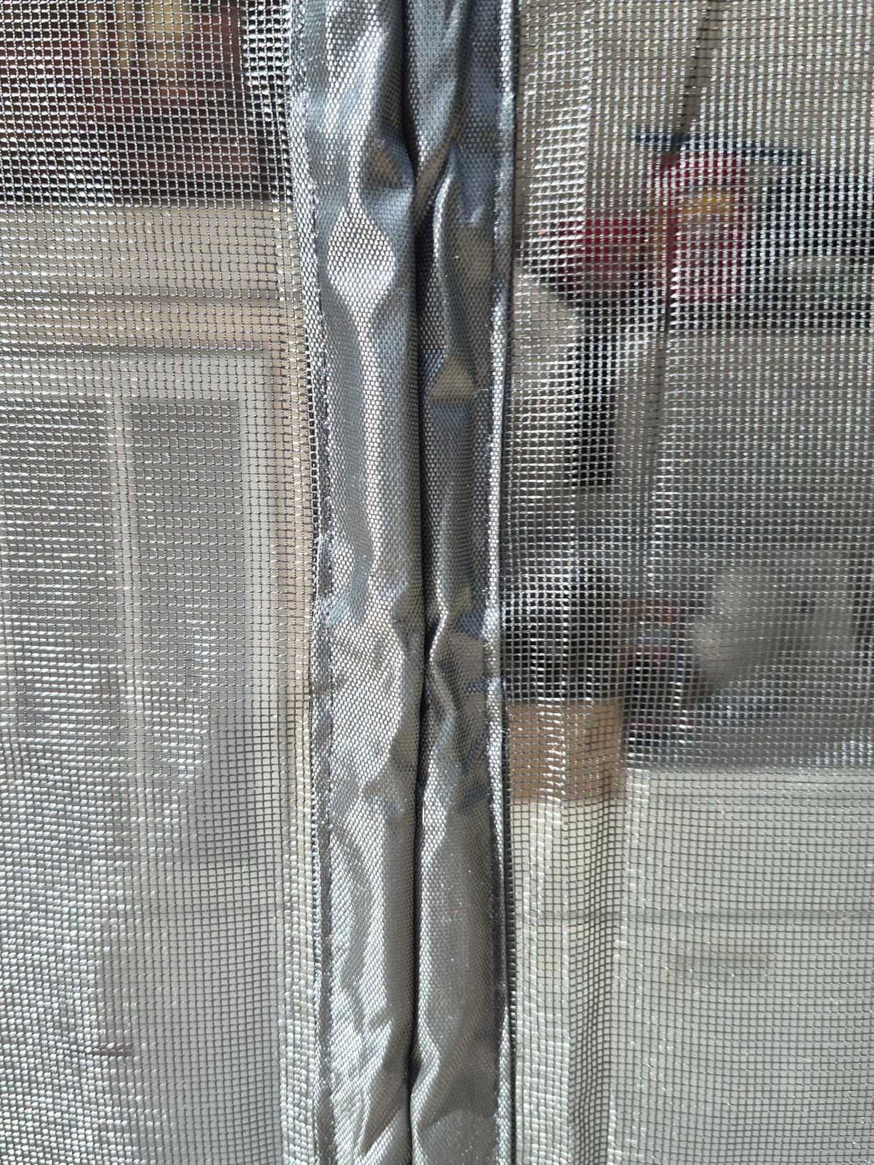 AUGO Magnetic Screen Door - Self Sealing, Heavy Duty, Hands Free Mesh Partition Keeps Bugs Out - Pet and Kid Friendly - Patent Pending Keep Open Feature - 38 Inch x 83 Inch customer photo 1