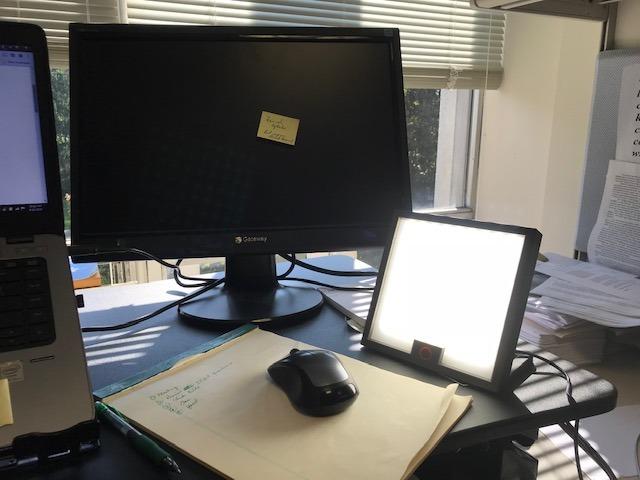 Circadian Optics Lumine Light Therapy Desk Lamp | As Seen On Shark Tank | 10,000 LUX UV-Free Full-Spectrum LEDs | Powerful & Large Light Panel customer photo 1