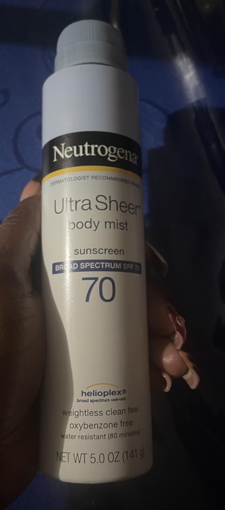 Neutrogena Ultra Sheer Dry Touch Sunscreen Spray SPF 70, Broad Spectrum UVA UVB Protection, Lightweight Water Resistant, 3-pack of 5 oz customer photo 2