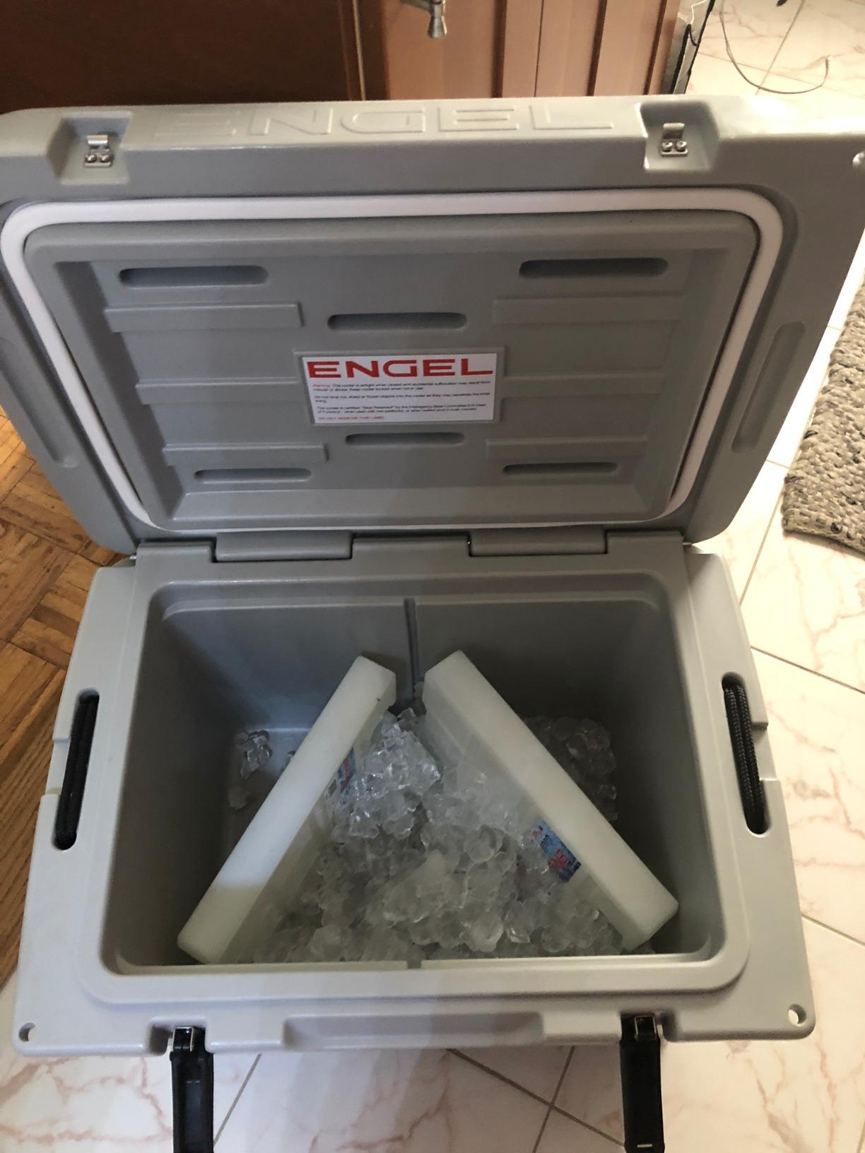 Engel ENG50 Cooler | 60 Can High Performance Durable Seamless Rotationally Molded Ice Box for Camping, Hunting, and Fishing customer photo 1