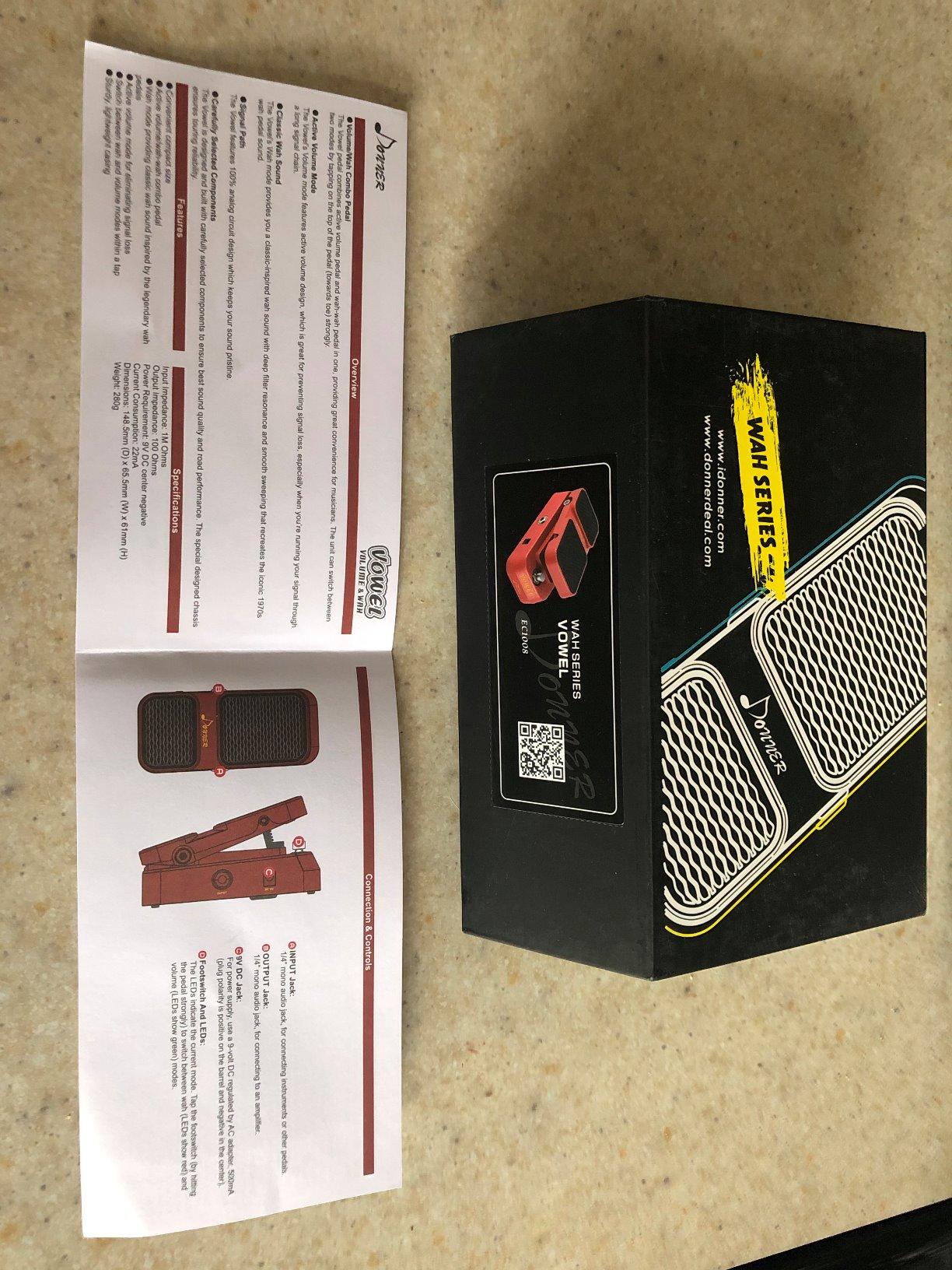 Donner Guitar Wah Pedal, 2 in 1 Wah Volume Pedal customer photo 1