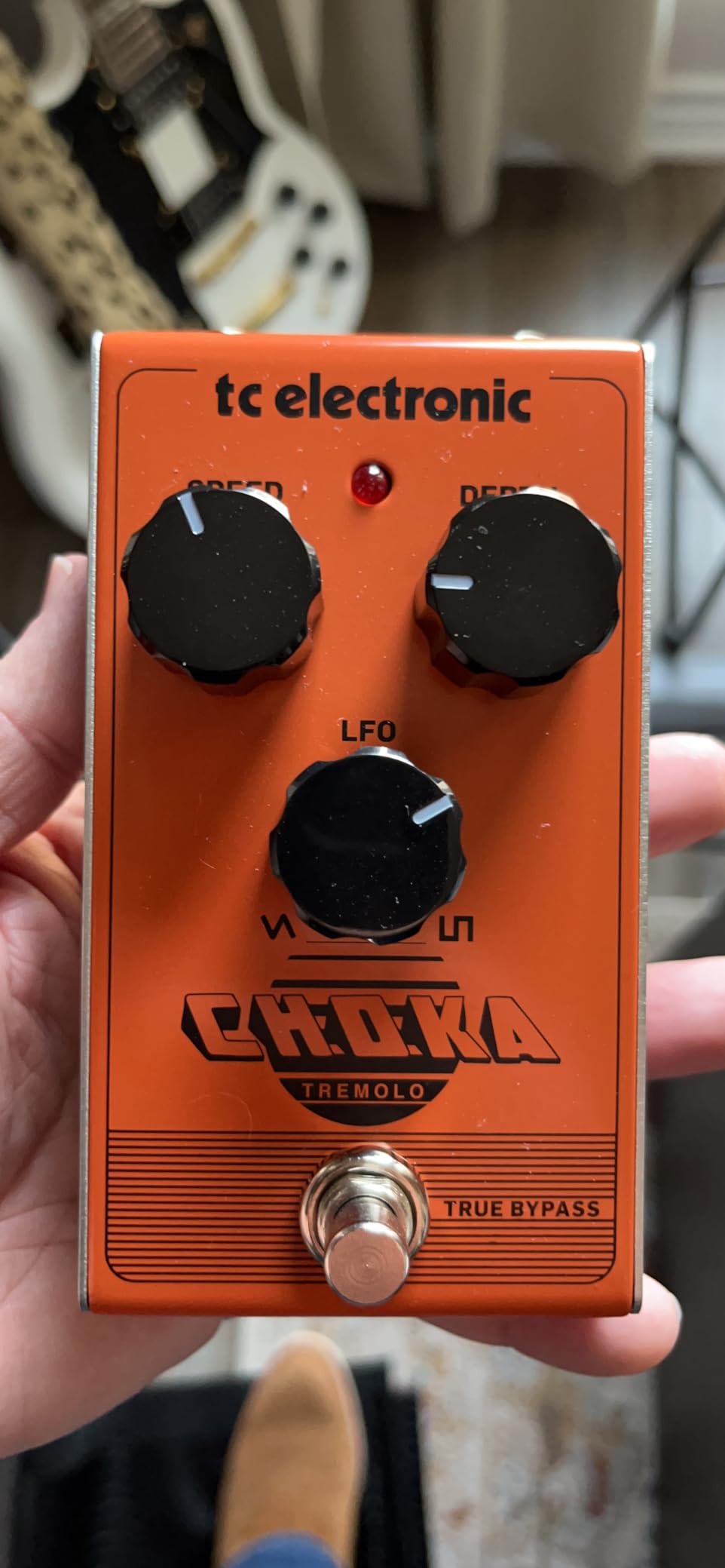 TC Electronic CHOKA TREMOLO Vintage-Flavored All-Analog Tremolo Pedal customer photo 1
