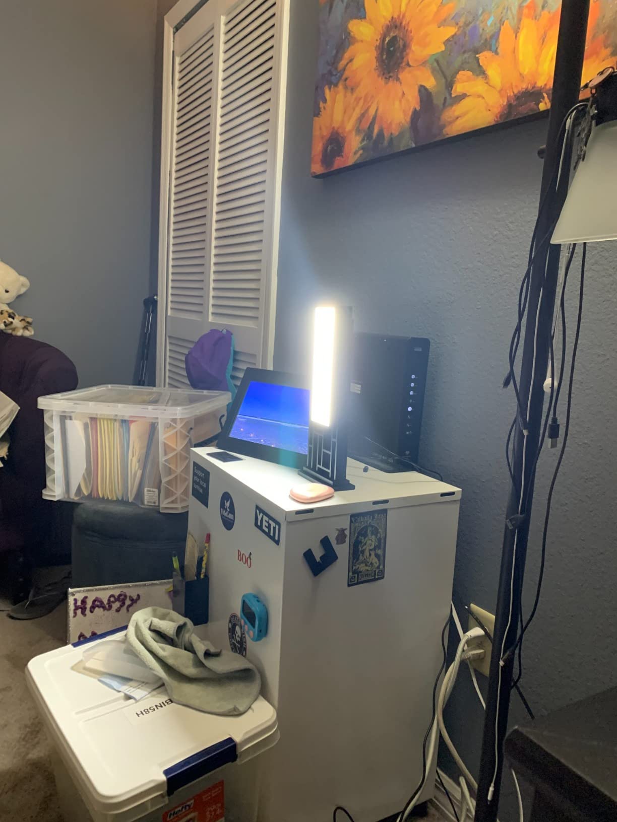 Circadian Optics Lattis Bright Light Therapy Desk Lamp | As Seen On Shark Tank | 10,000 LUX UV-Free Full-Spectrum LEDs | Art Deco Designer customer photo 1
