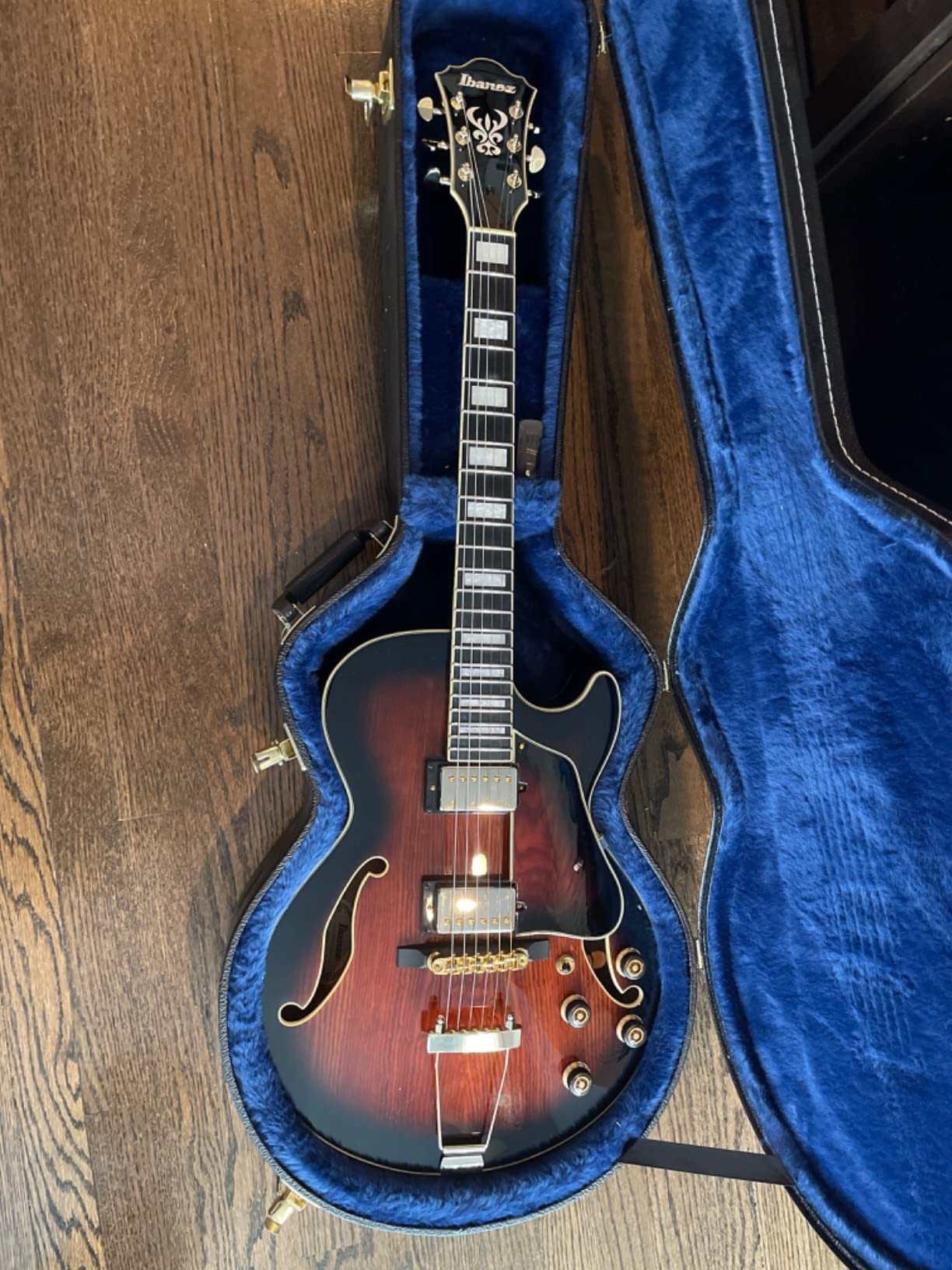 Ibanez Artcore Expressionist AG95QA Hollow Body Electric Guitar - Dark Brown Sunburst customer photo 1