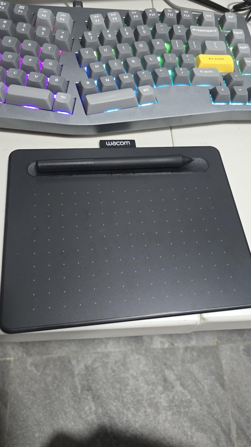 Wacom Intuos Small, Bluetooth Graphic Drawing Tablet with Pen + Software | Battery-free pen, 4 ExpressKeys for shortcuts, works with Mac, Windows & Chromebook; Ideal for creators, students & teachers customer photo 1