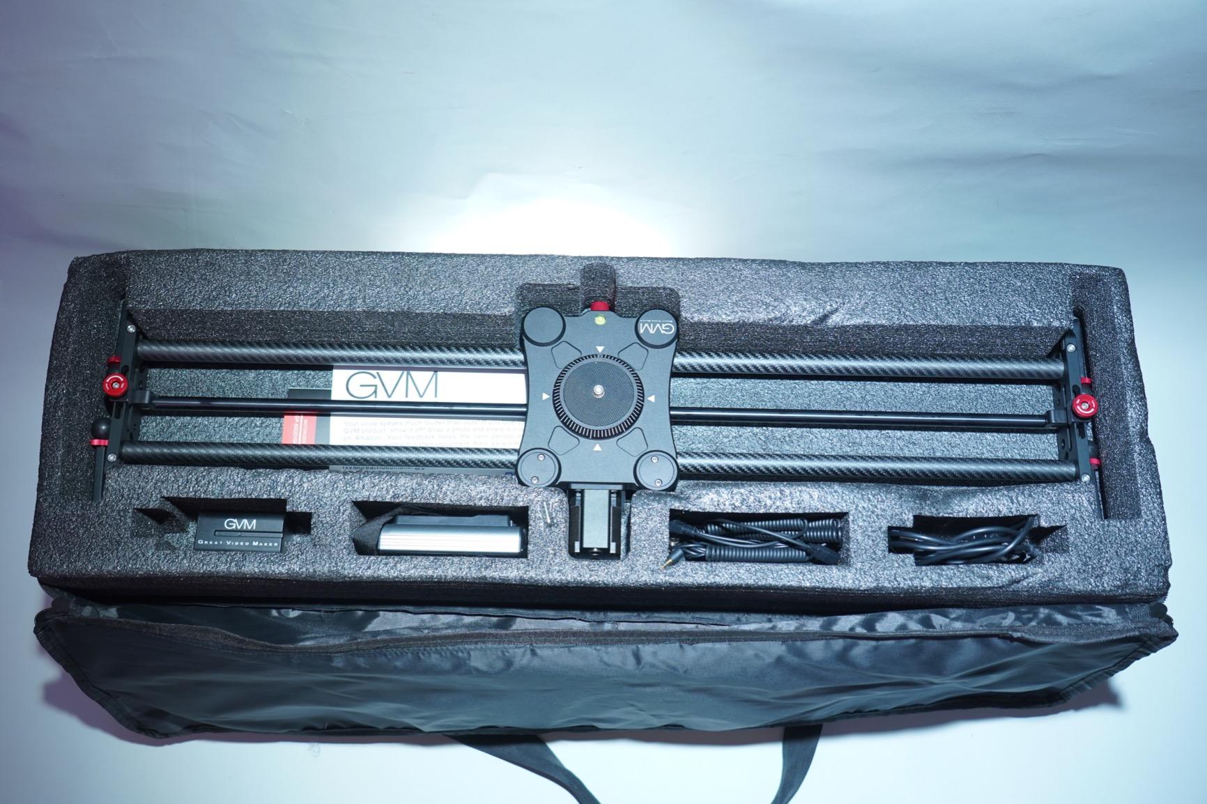 Camera Slider Track Dolly Slider Rail System with Motorized Time Lapse and Video Shot Follow Focus Shot, 31