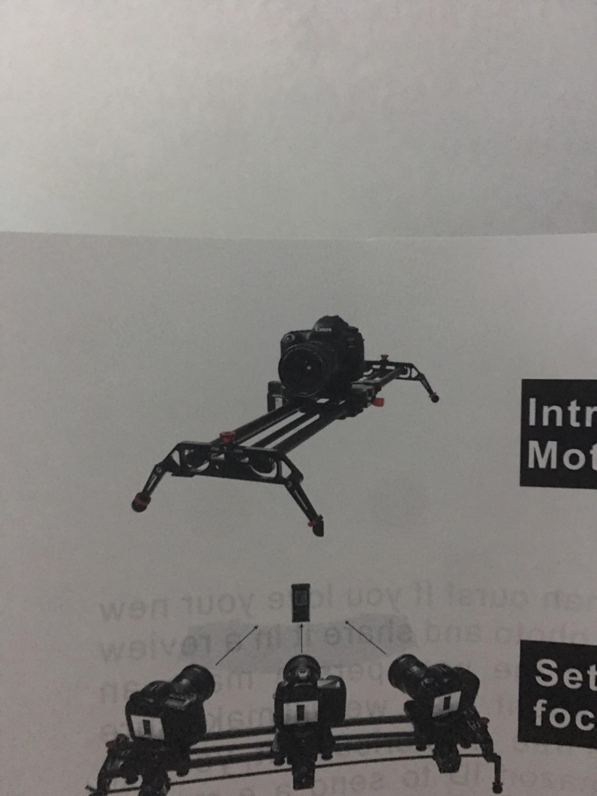 Camera Slider Track Dolly Slider Rail System with Motorized Time Lapse and Video Shot Follow Focus Shot, 31
