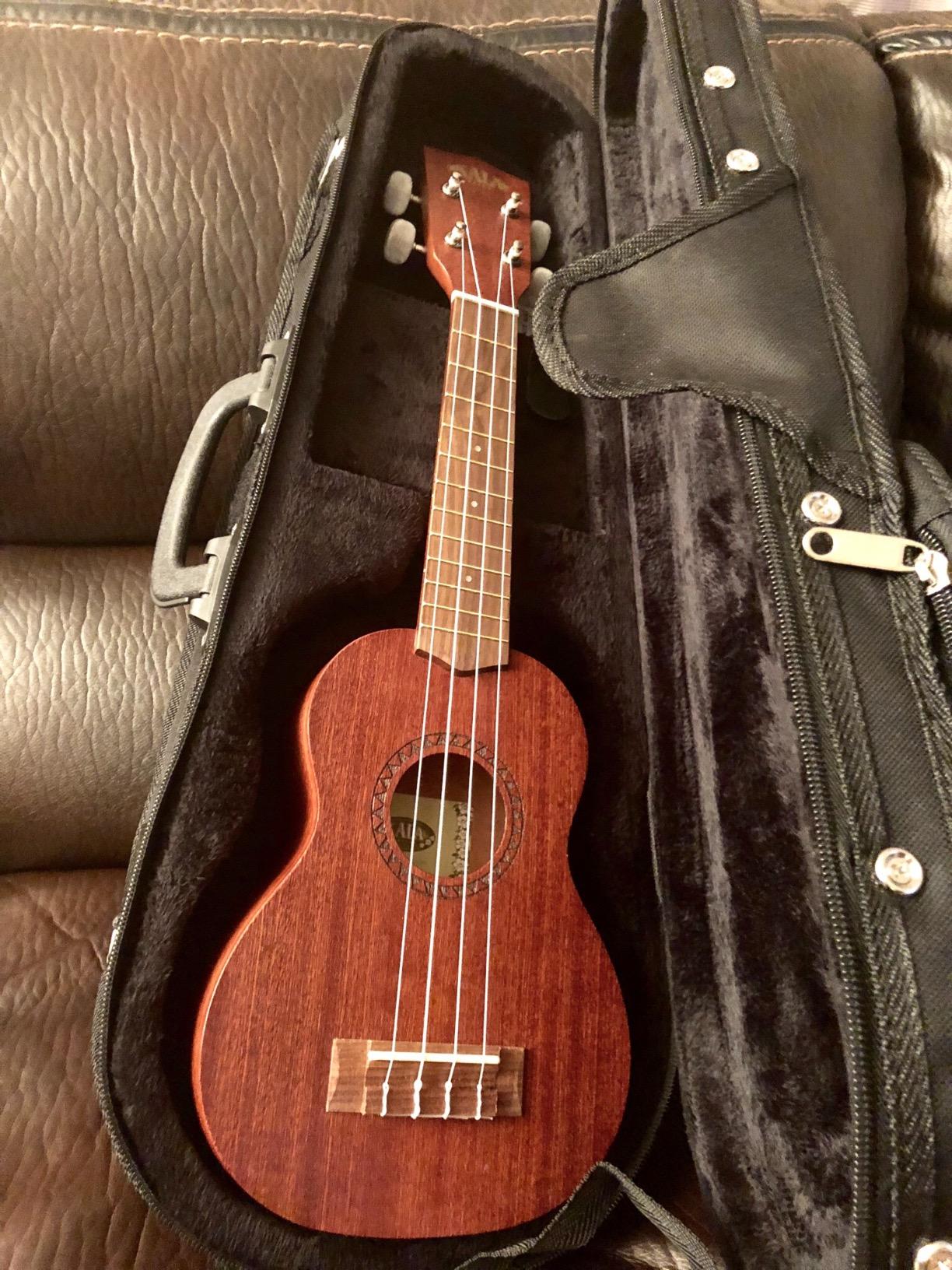 Kala KA-15C Satin Mahogany Concert Ukulele Bundle with Hard Case, Tuner, Strap, Strings, Austin Bazaar Instructional DVD, and Polishing Cloth customer photo 1