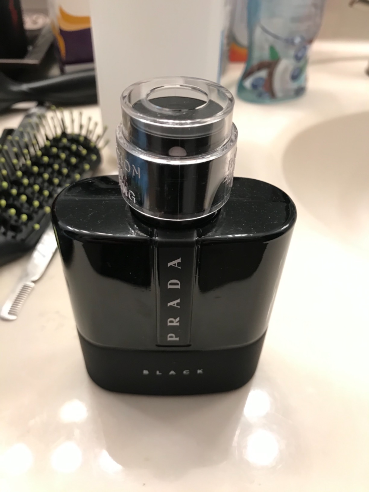Prada Luna Rossa Black for Men 3.4 oz Eau de Parfum Spray customer photo 2