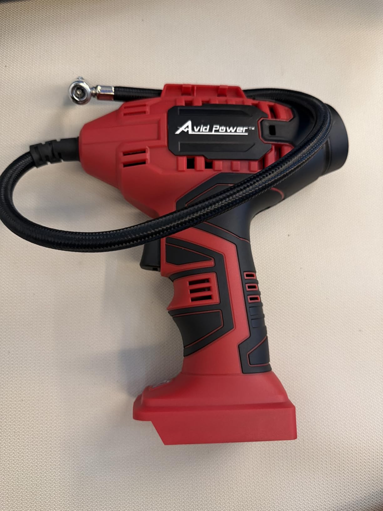 AVID POWER Tire Inflator Portable Air Compressor, 20V Cordless Car Tire Pump, Rechargeable Battery Powered Air Compressor w/12V DC Adapter, Digital Pressure Gauge customer photo 2