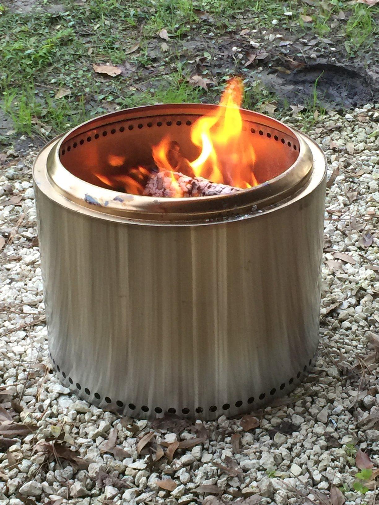 Solo Stove Bonfire Stand - Durable 304 Stainless Steel, Heat-Resistant, Portable Elevated Fire Pit Accessory for Safe Use on Decks and Camping - Ideal for Smokeless Fire Pits and Outdoor Fireplaces customer photo 1