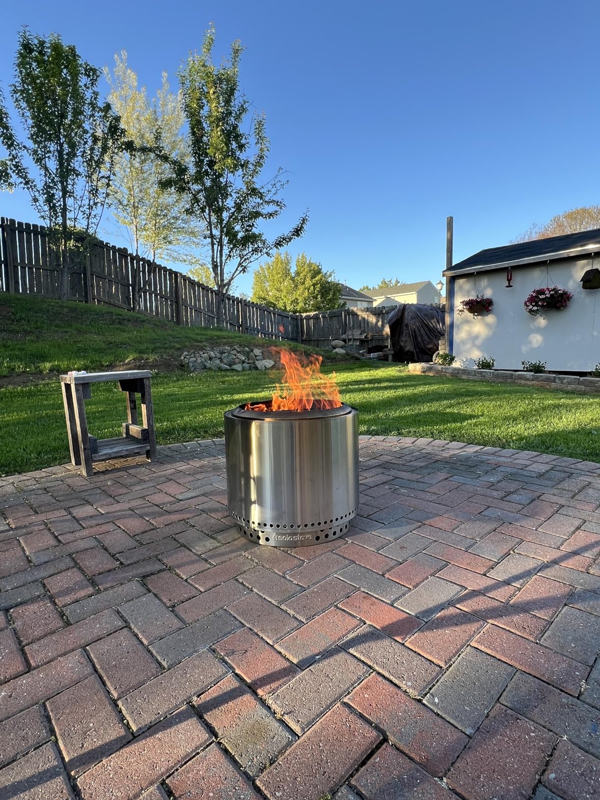 Solo Stove Bonfire Stand - Durable 304 Stainless Steel, Heat-Resistant, Portable Elevated Fire Pit Accessory for Safe Use on Decks and Camping - Ideal for Smokeless Fire Pits and Outdoor Fireplaces customer photo 2