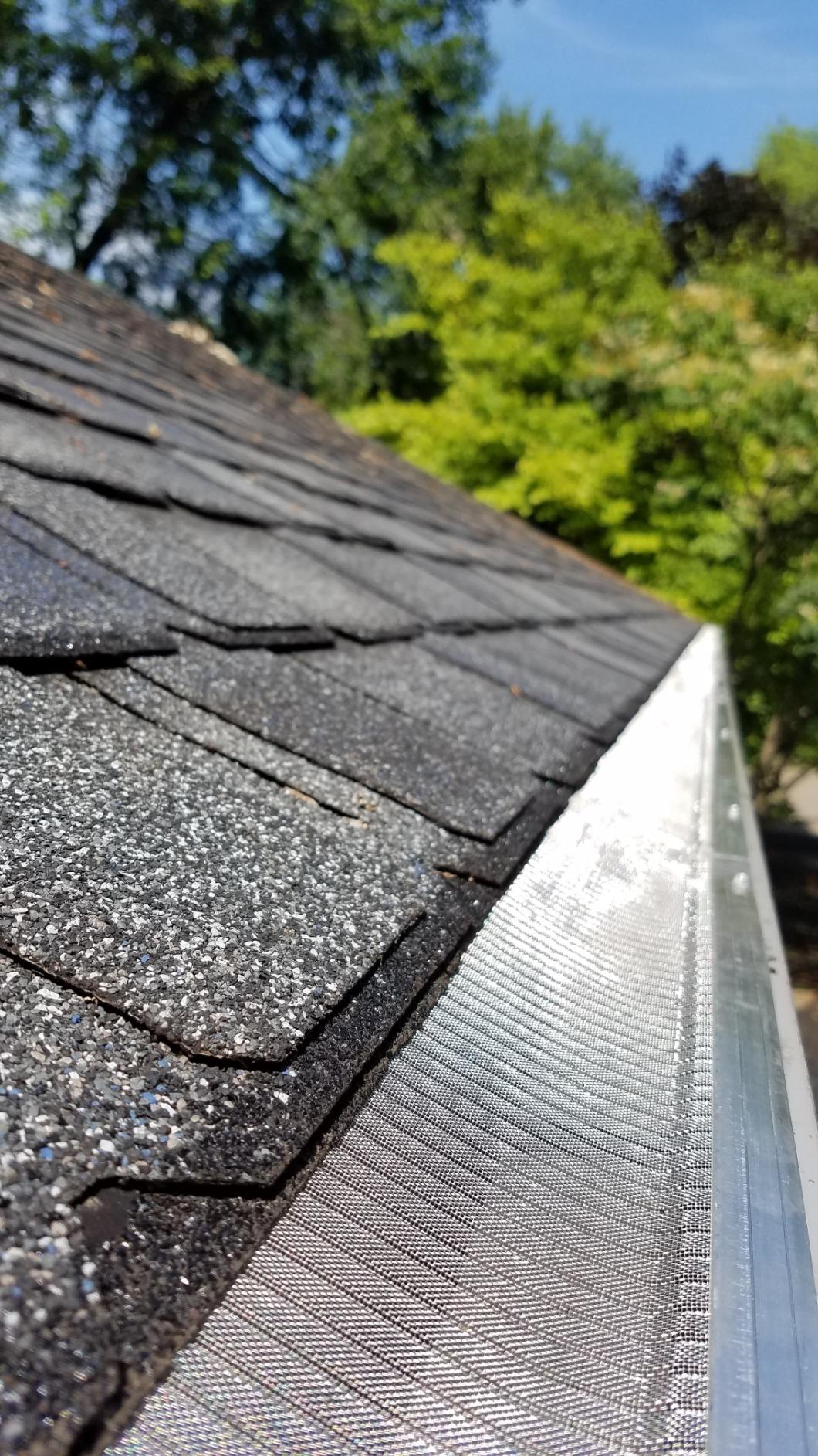 RAPTOR GUTTER GUARD - 48 FT. (Nominal) Contractor Grade Stainless Steel Micro-Mesh Gutter Guard Kit with Screws Included. Fits 5 in. Gutters and Smaller. DIY-Friendly. customer photo 2