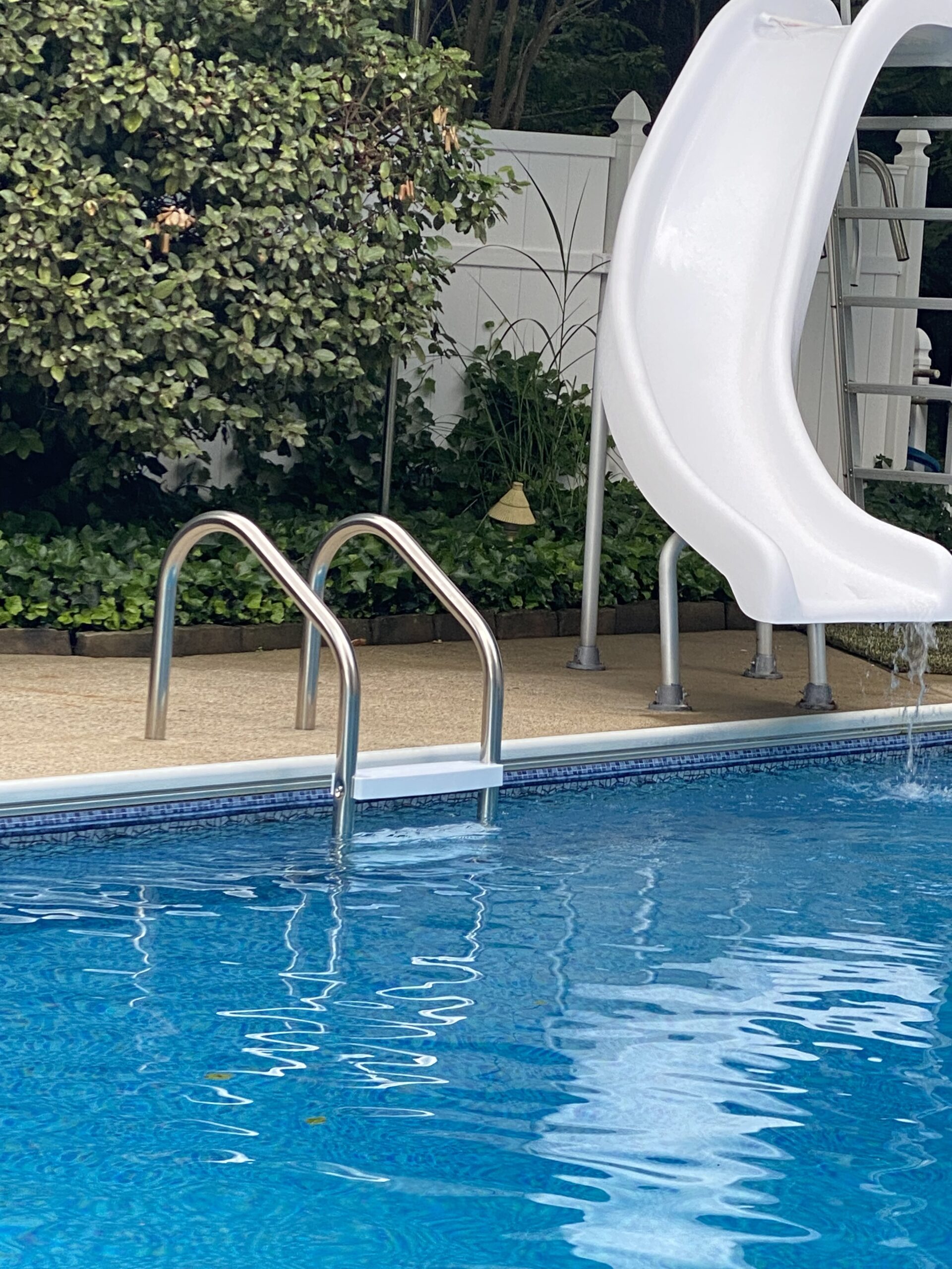 Aqua Select 3 Step Stainless Steel Pool Ladder with Stainless Steel Steps for Inground Swimming Pools, 250 Pound Capacity customer photo 2