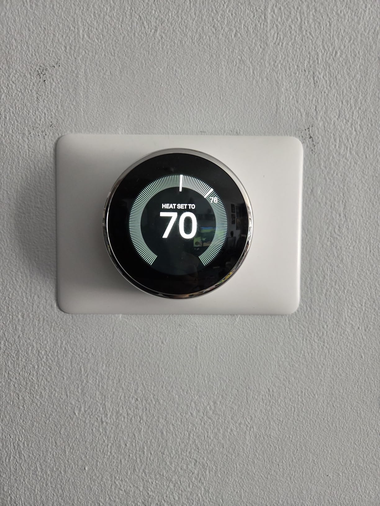 Nest Learning Thermostat - Smart Wi-Fi Thermostat - Polished Steel customer photo 1