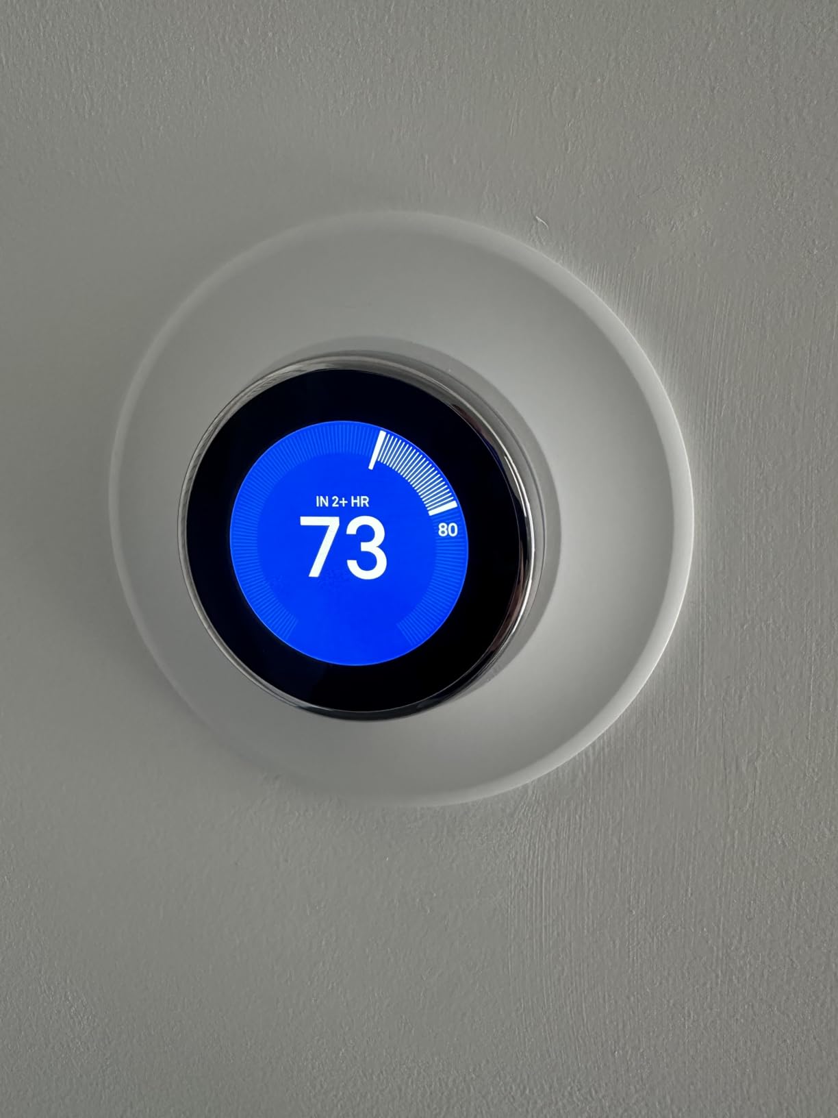 Nest Learning Thermostat - Smart Wi-Fi Thermostat - Polished Steel customer photo 2