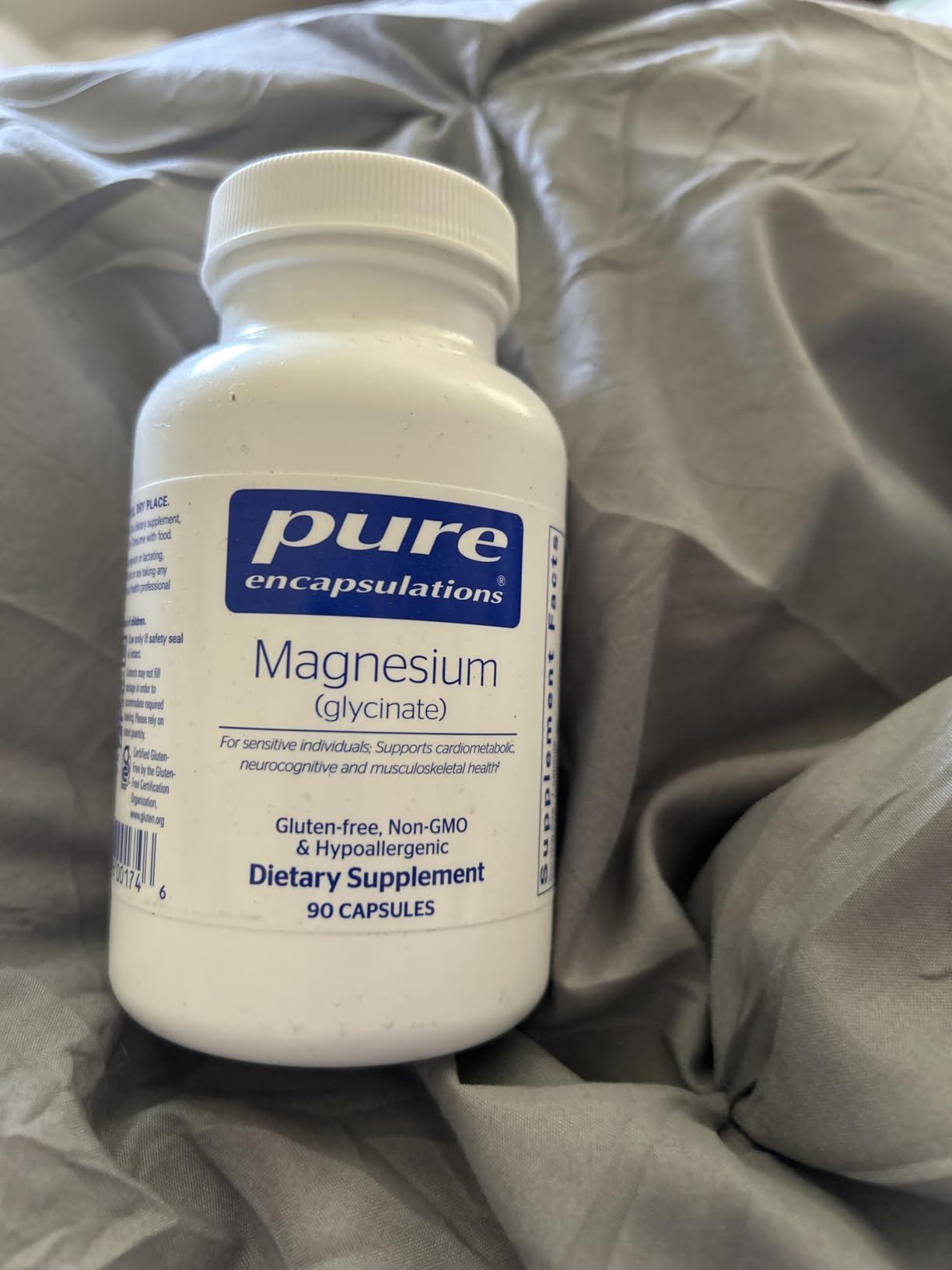 Pure Encapsulations Magnesium (Glycinate) - Supplement to Support Stress Relief, Sleep, Heart Health, Nerves, Muscles, and Metabolism - with Magnesium Glycinate - 90 Capsules customer photo 1