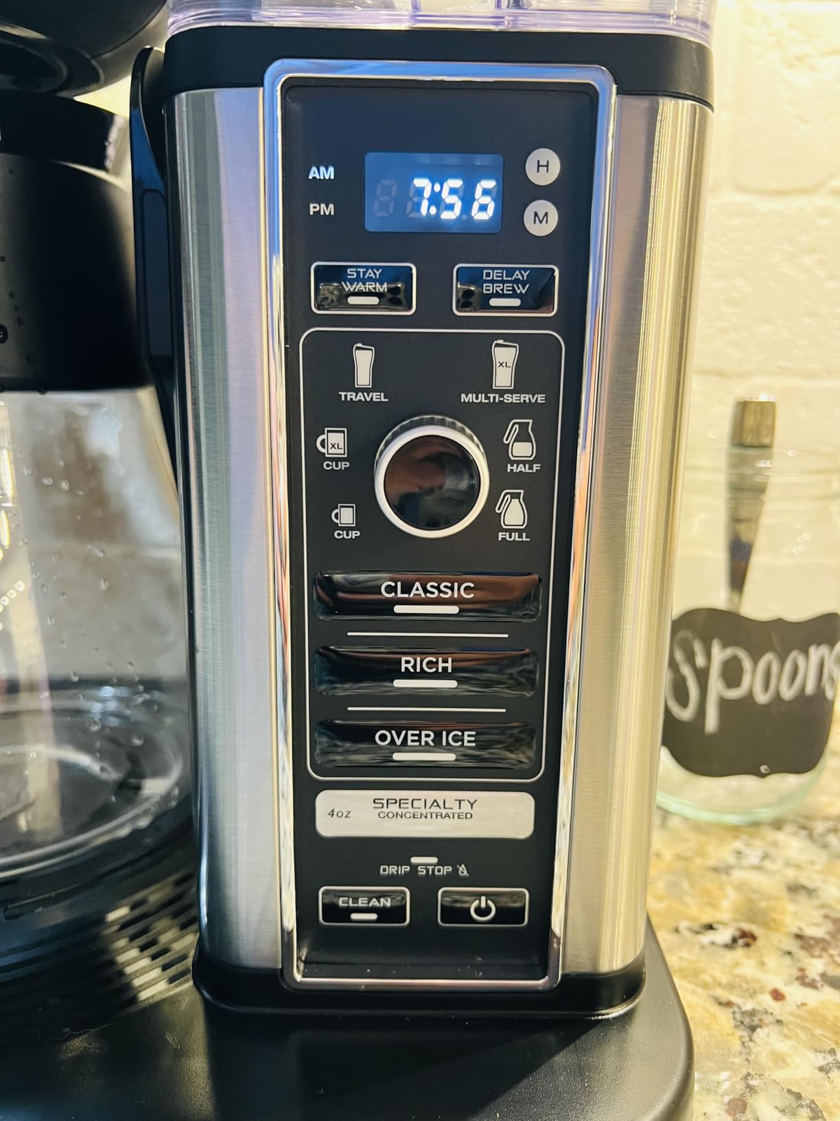 Ninja Specialty Coffee Maker | Includes 10-Cup Carafe, Fold-Away Frother, Permanent Filter & Removable, Dishwasher Safe Reservoir | 6 Brew Styles, 8 Cup to Travel Mug to Pot Sizes | Black | CM401 customer photo 1