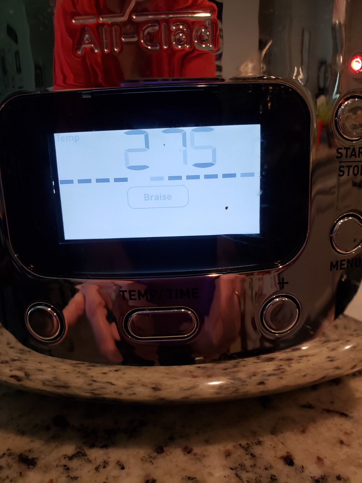 All-Clad Stainless Steel Electric Slow Cooker 7-Quart, Programmable LCD Timer, Aluminum Insert, Slow Cookers, Small Kitchen Appliances, Silver customer photo 2