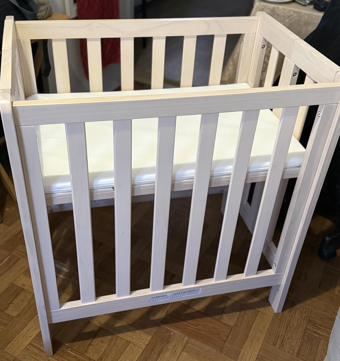 Carter's by Davinci Colby 4-in-1 Convertible Crib - GREENGUARD Gold Certified Convertible Baby Crib to Toddler Bed, Daybed, Full-Size Bed - Wooden Baby Bed w/Four Adjustable Heights - Washed Natural customer photo 1