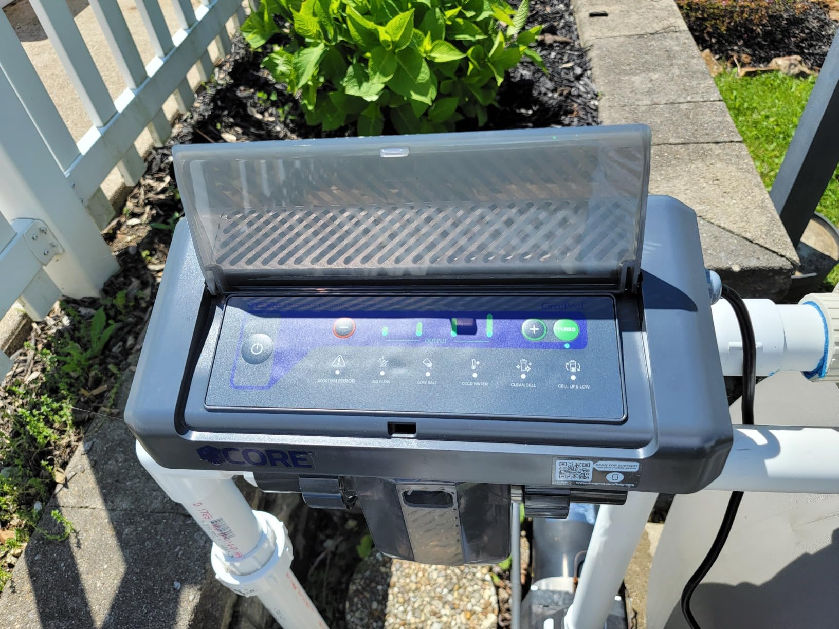 CircuPool CORE55 Salt Chlorinator System | 8 Year Manufacturer Warranty | No DIY Install Penalty | 2.0 lb CL Output | Electronic Chlorine Generator for Pools up to 55,000 Gallons customer photo 2