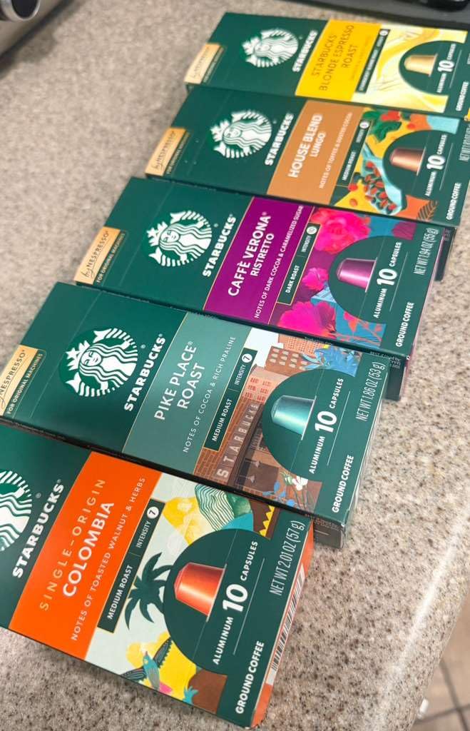 Starbucks by Nespresso Original Line Variety Pack Coffee, 50-count Espresso Pods customer photo 1