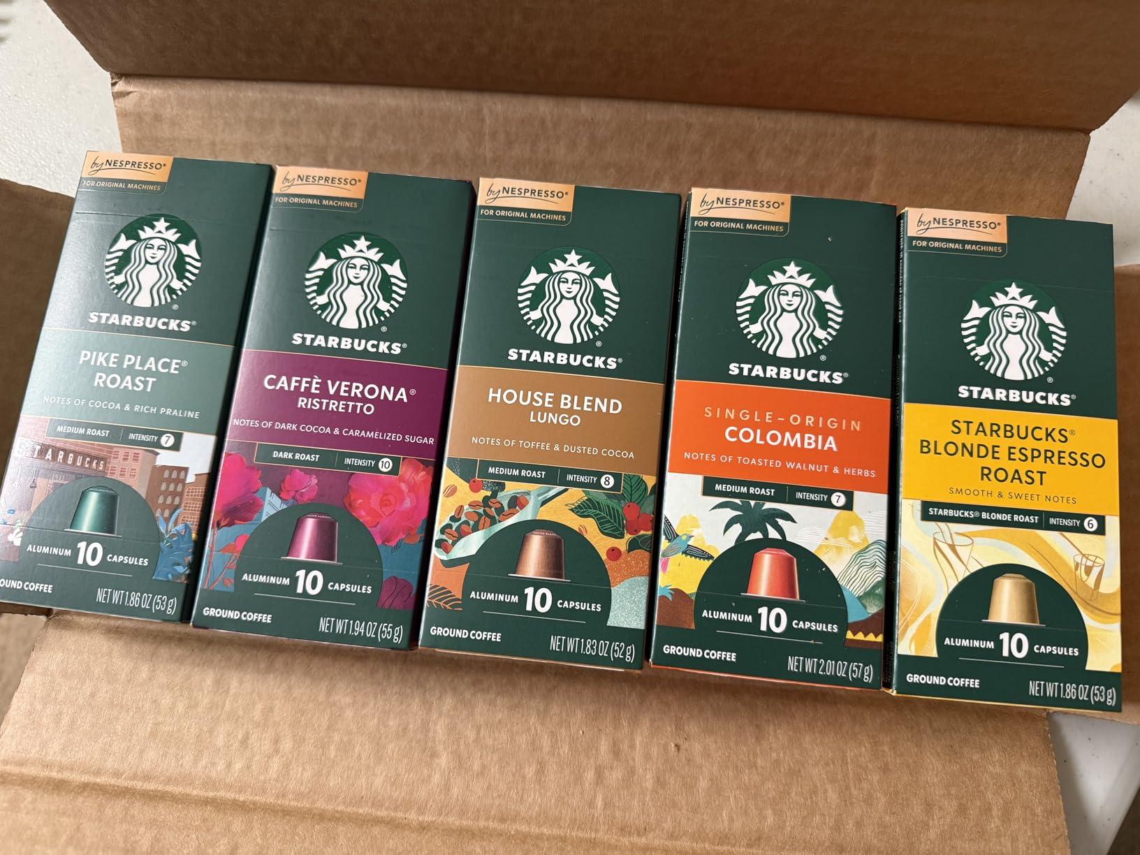 Starbucks by Nespresso Original Line Variety Pack Coffee, 50-count Espresso Pods customer photo 2