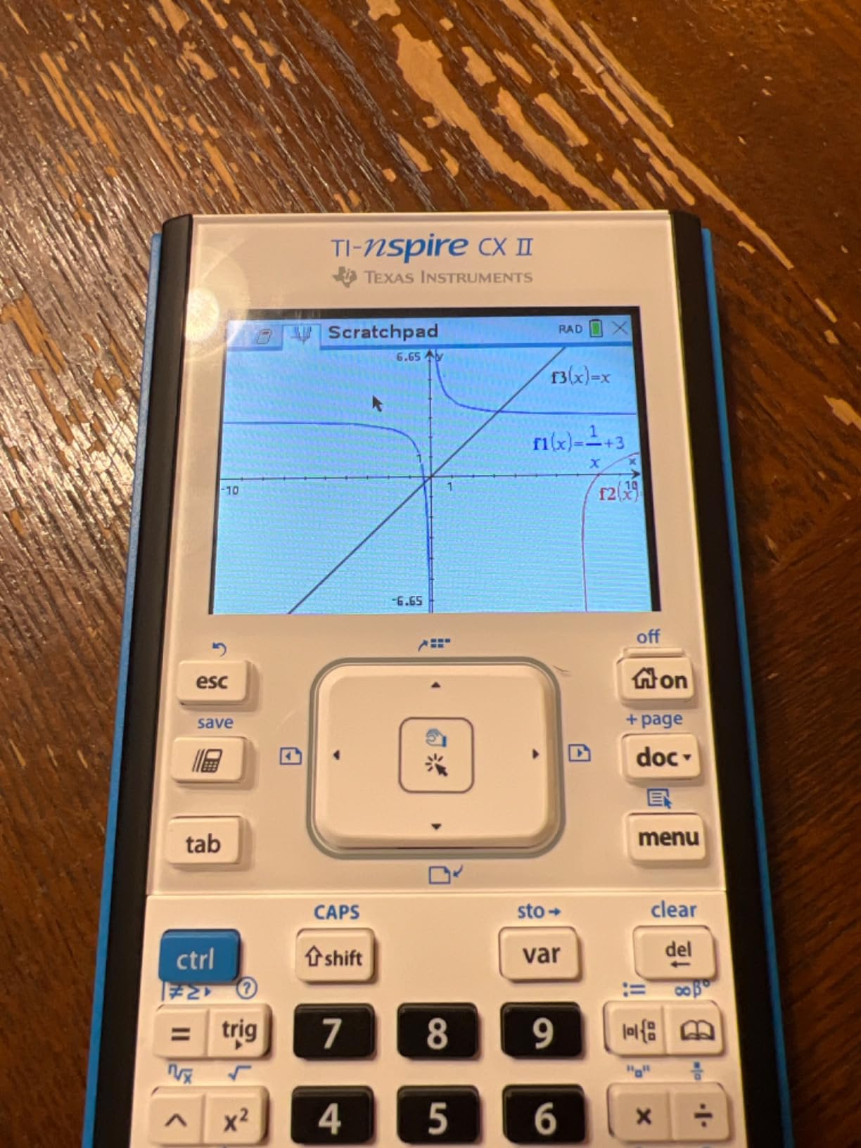 Texas Instruments TI-Nspire CX II Color Graphing Calculator with Student Software (PC/Mac) White customer photo 1