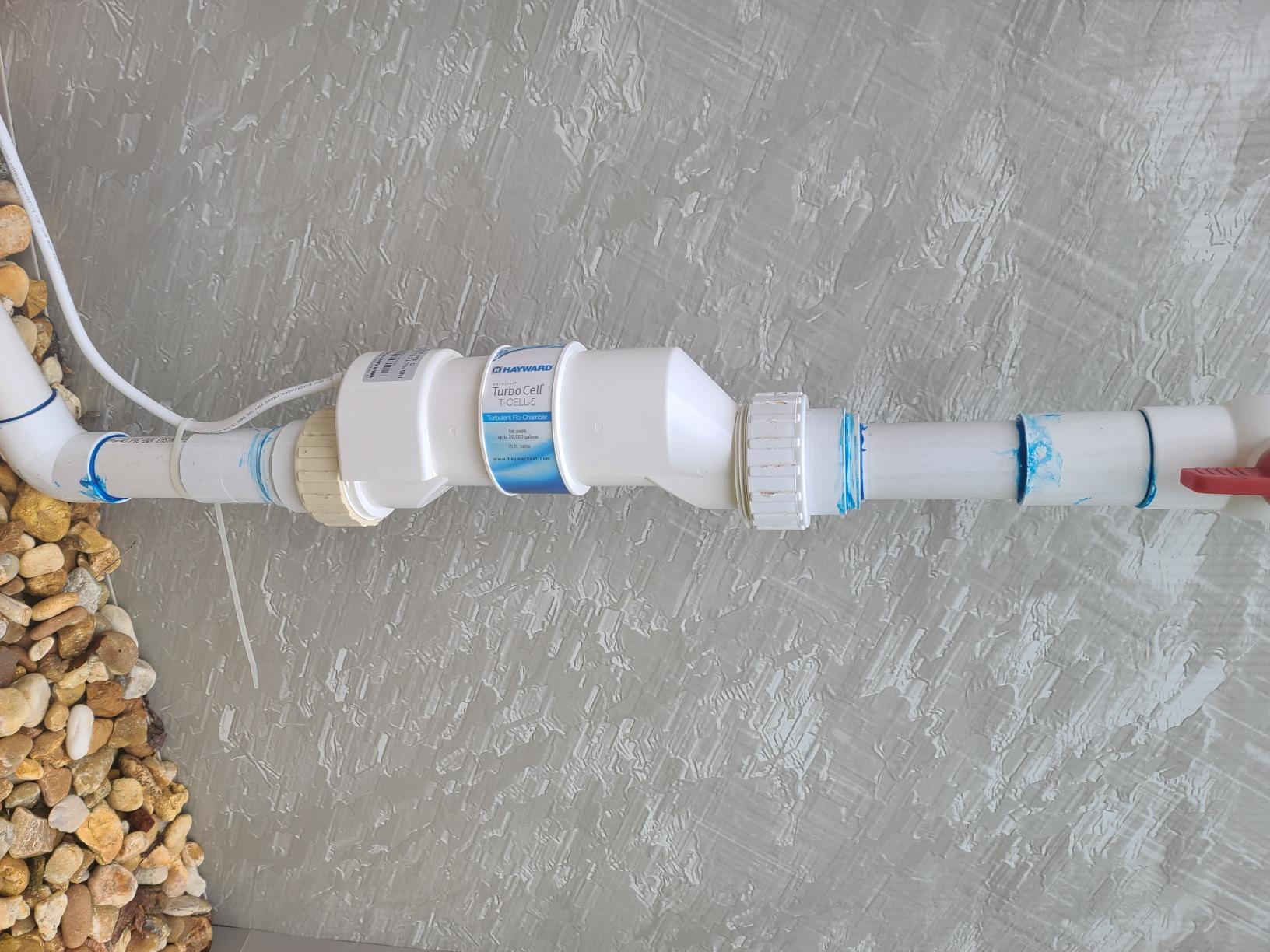 Hayward W3AQ-TROL-RJ AquaTrol Salt Chlorination System for Above Ground Pools up to 18,000 Gallons with Return Jet Fittings customer photo 1