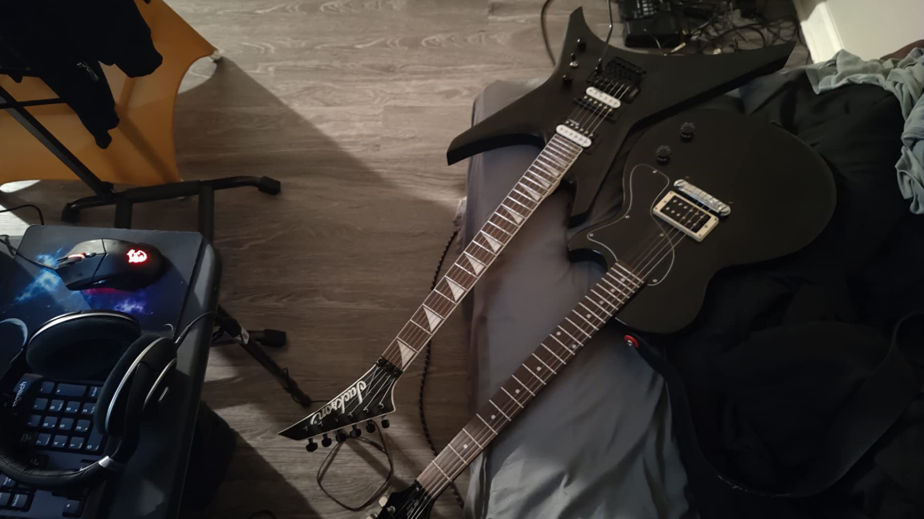 Jackson JS32 Warrior Electric Guitar - Satin Black customer photo 2