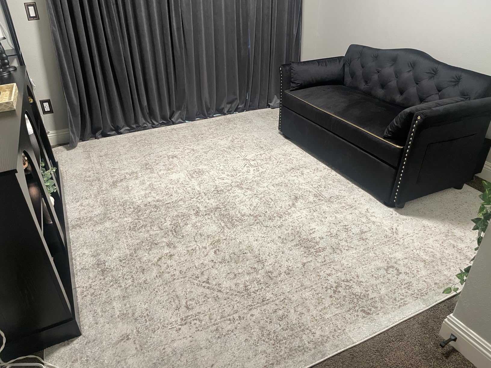 SAFAVIEH Evoke Area Rug 9x12, Large Ivory & Taupe EVK256E customer photo 1
