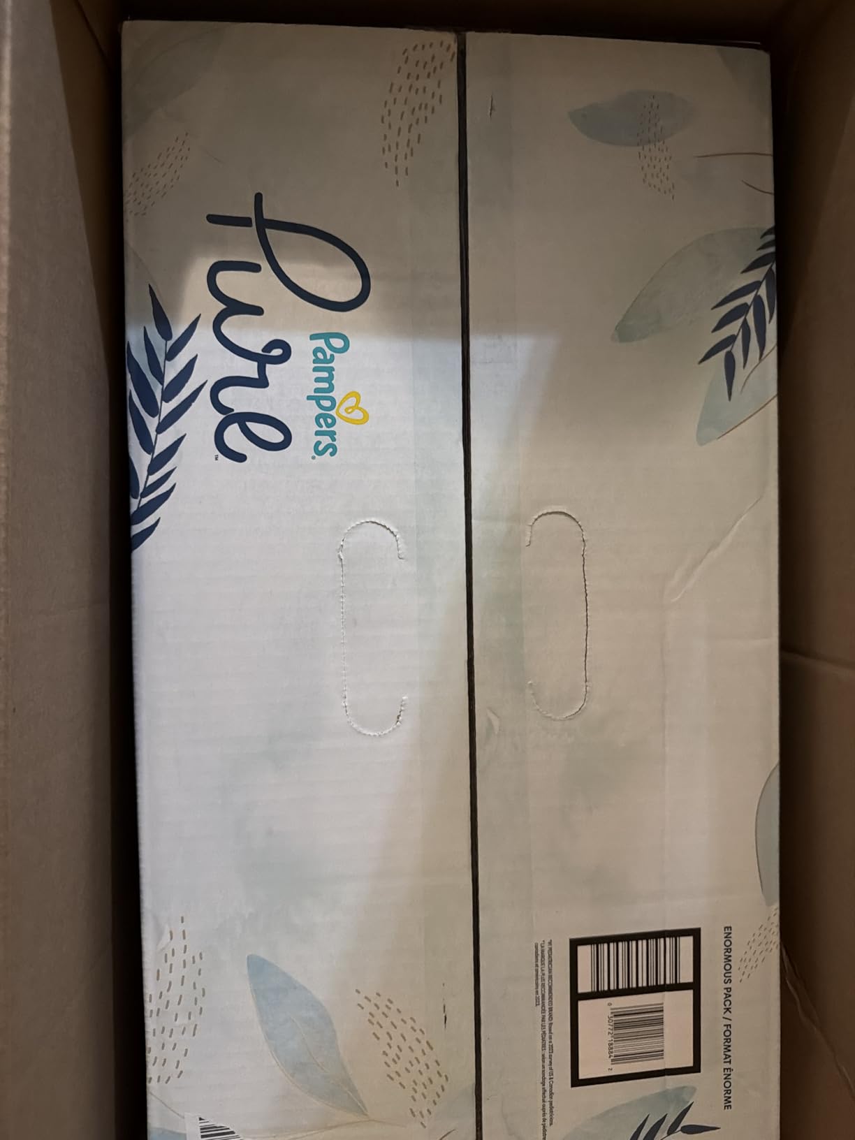 Pampers Pure Baby Diapers, Size 1 (8-14 lbs), 82 Count, Premium Hypoallergenic Soft Diapers customer photo 1