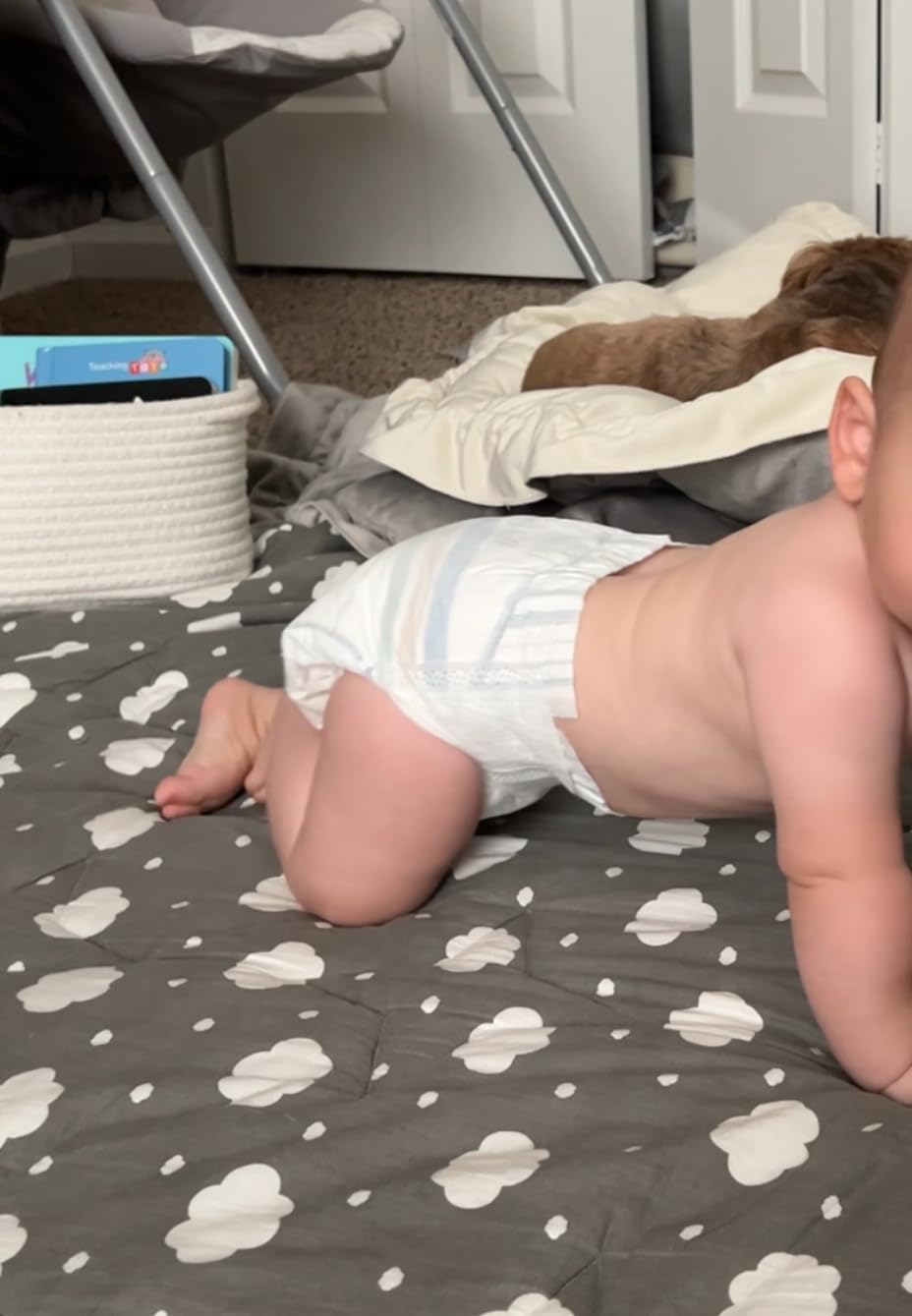 Pampers Pure Baby Diapers, Size 1 (8-14 lbs), 82 Count, Premium Hypoallergenic Soft Diapers customer photo 2