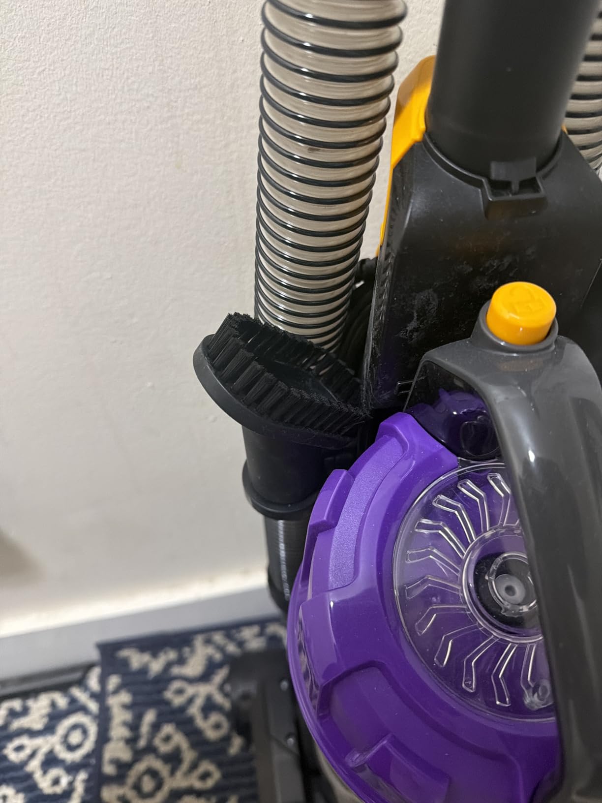 NEU182B PowerSpeed Bagless Upright Vacuum Cleaner, Purple | Upright Vacuum, 5-Height Brush Roll Adjust, 12.6