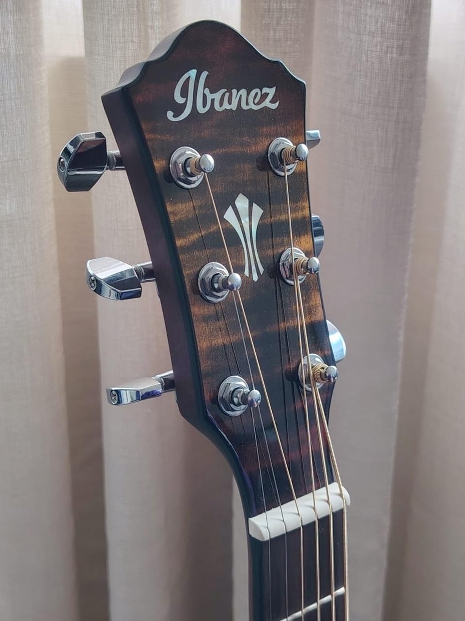 Ibanez AEG70L Left-Handed Acoustic-Electric Guitar - Tiger Burst High Gloss customer photo 1
